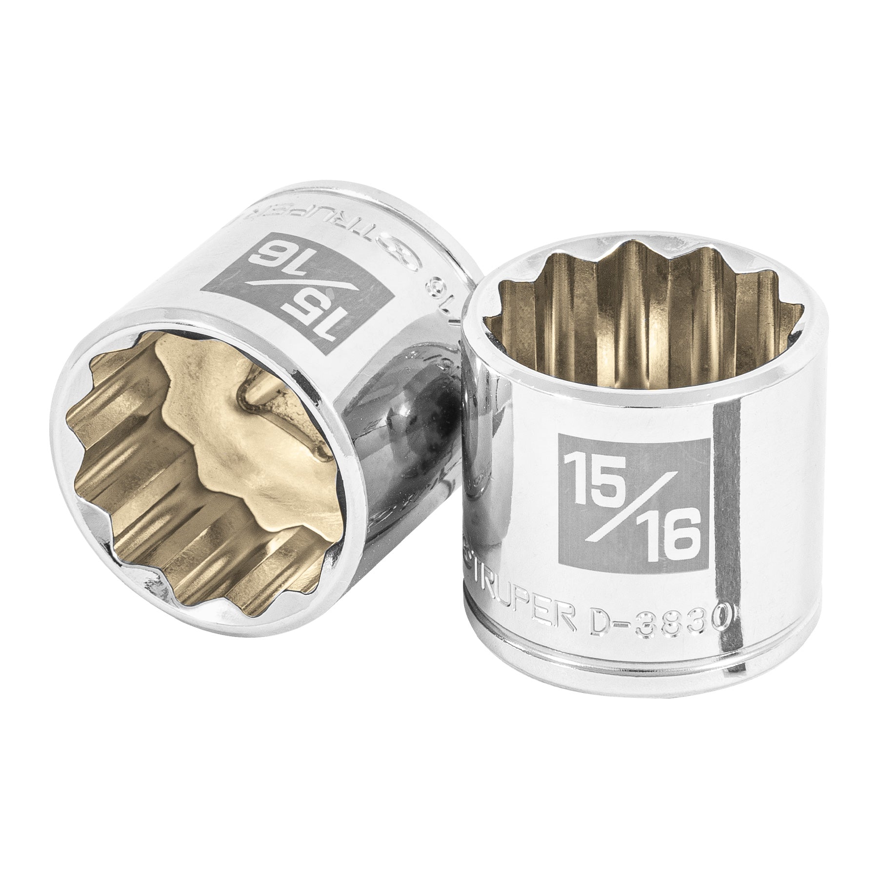 Dado de 15/16", 12 puntas, cuadro 3/8", Truper