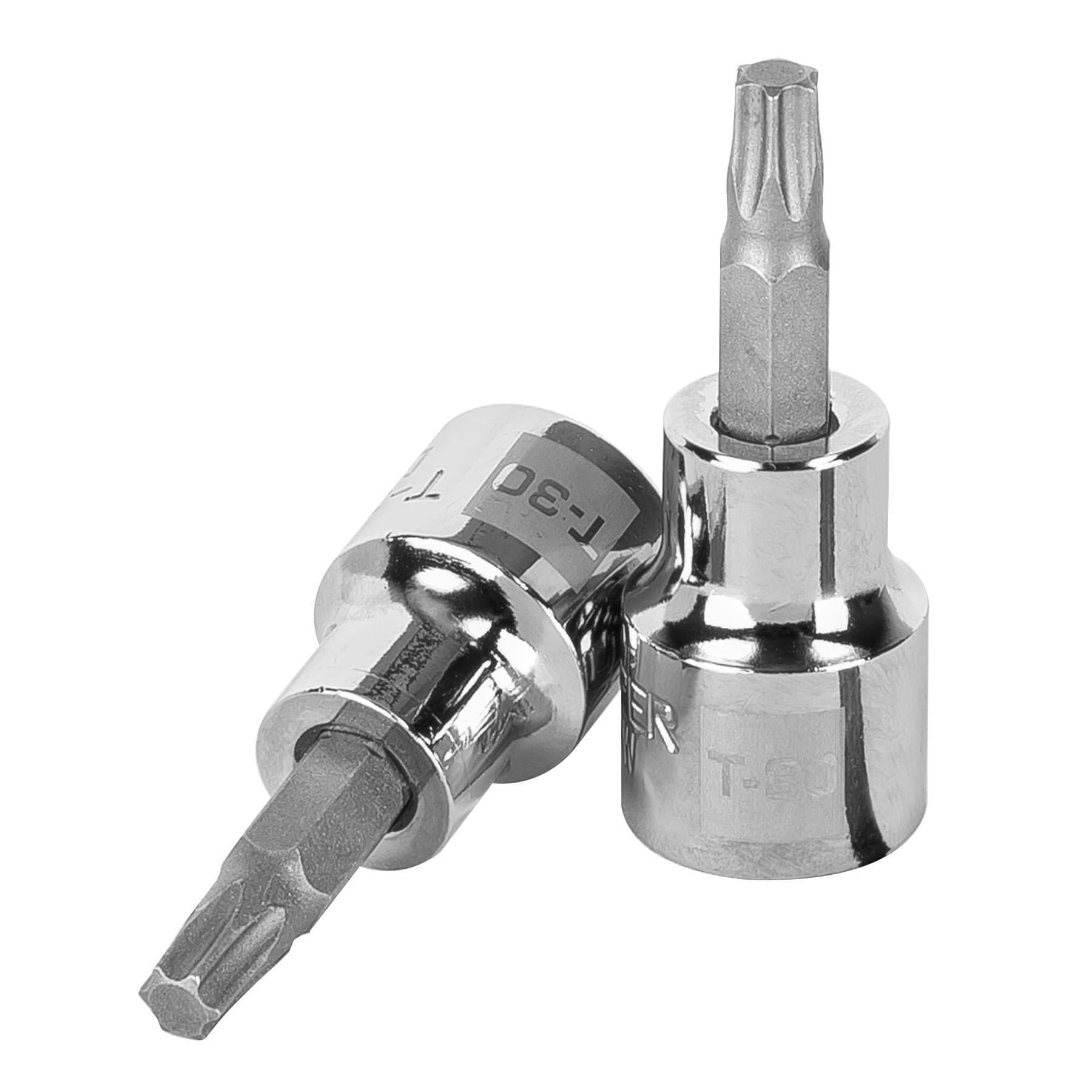 Dado punta torx T-30, cuadro 3/8", Truper