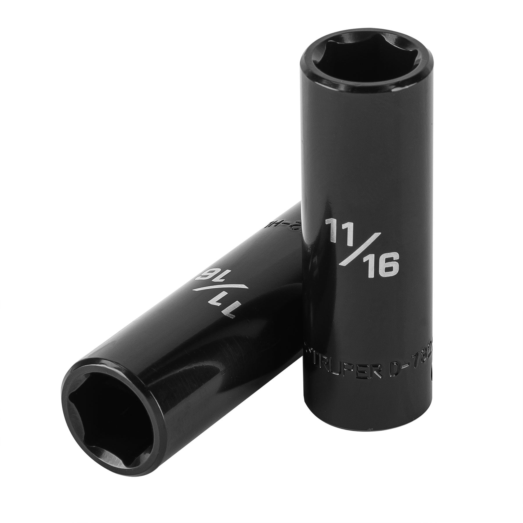 Dado largo impacto de 11/16", 6 puntas, cuadro 1/2", Truper