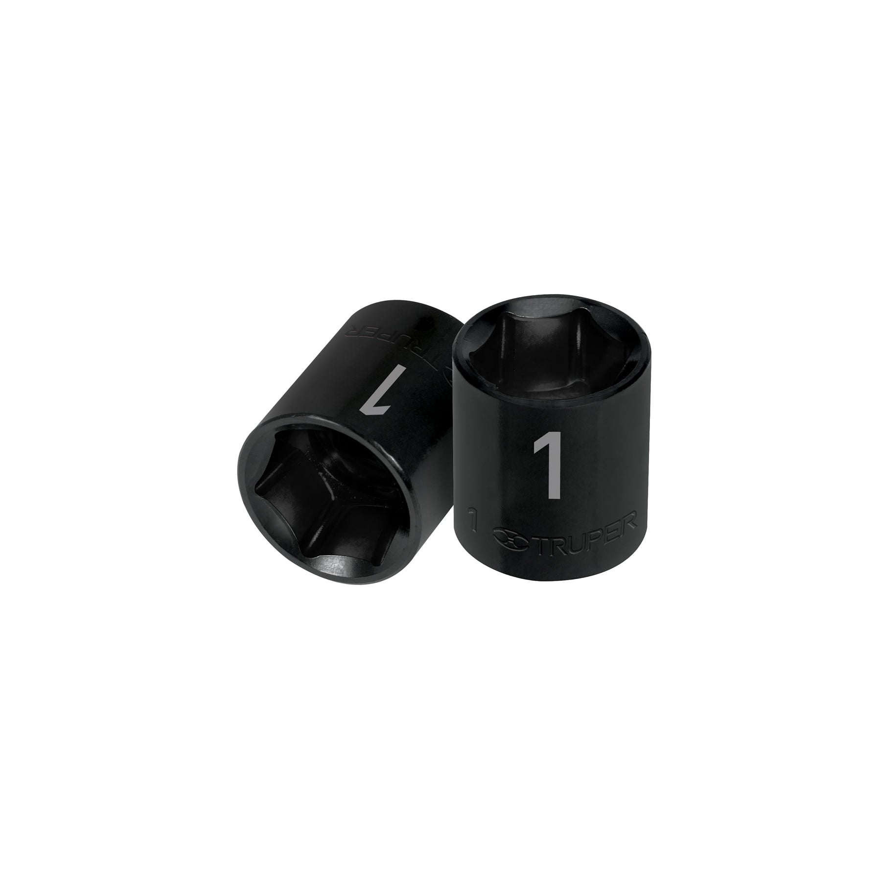 Dado de impacto de 1", 6 puntas, cuadro 1/2", Truper