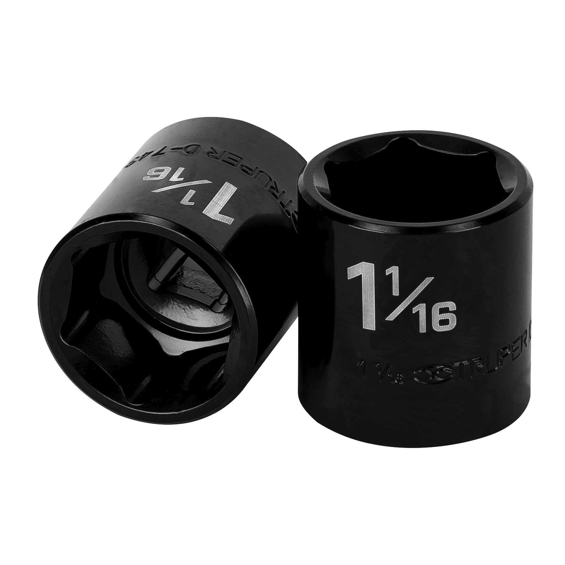 Dado de impacto de 1-1/16", 6 puntas, cuadro 1/2", Truper