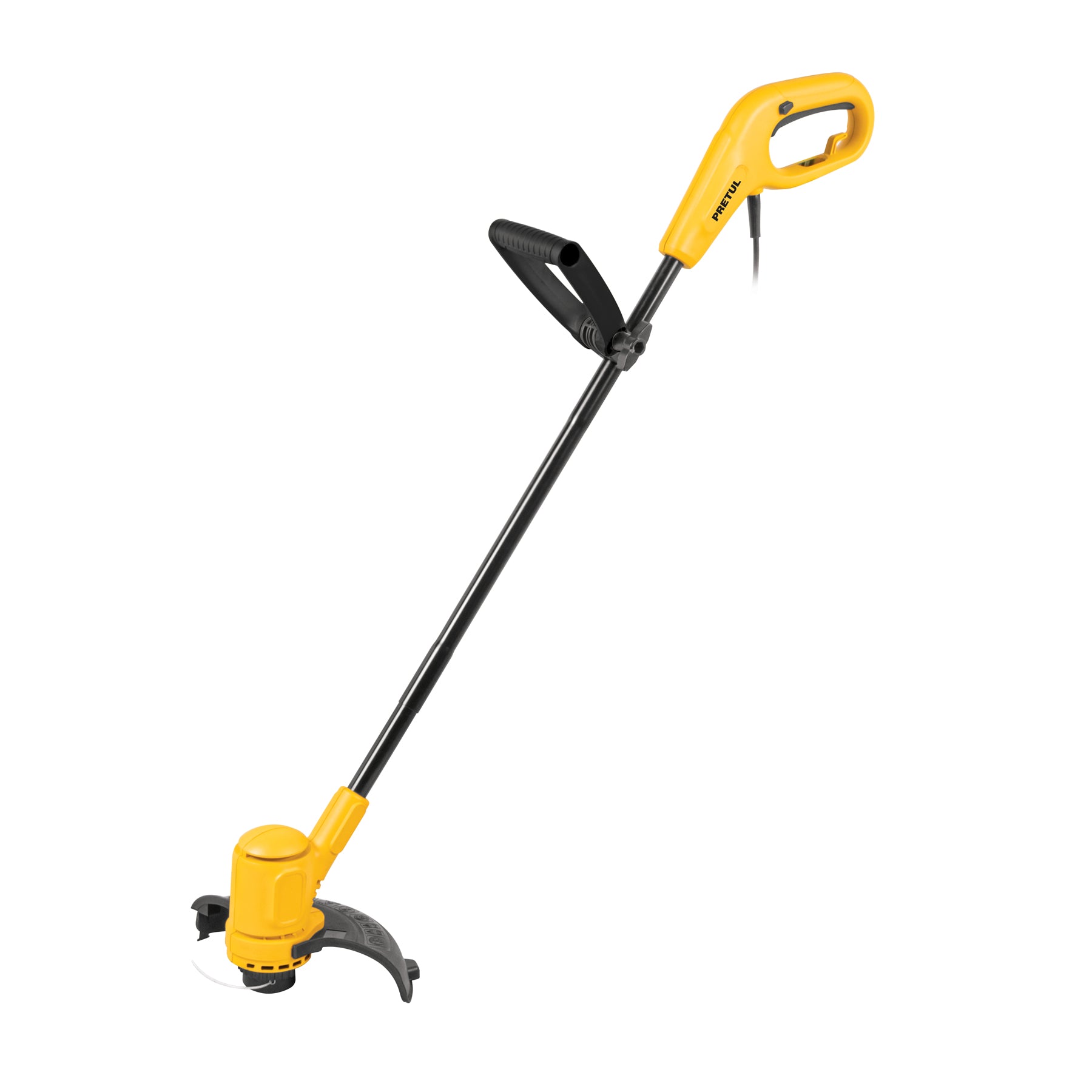 Desbrozadora eléctrica 300 W mango "D", 9" corte, PRETUL