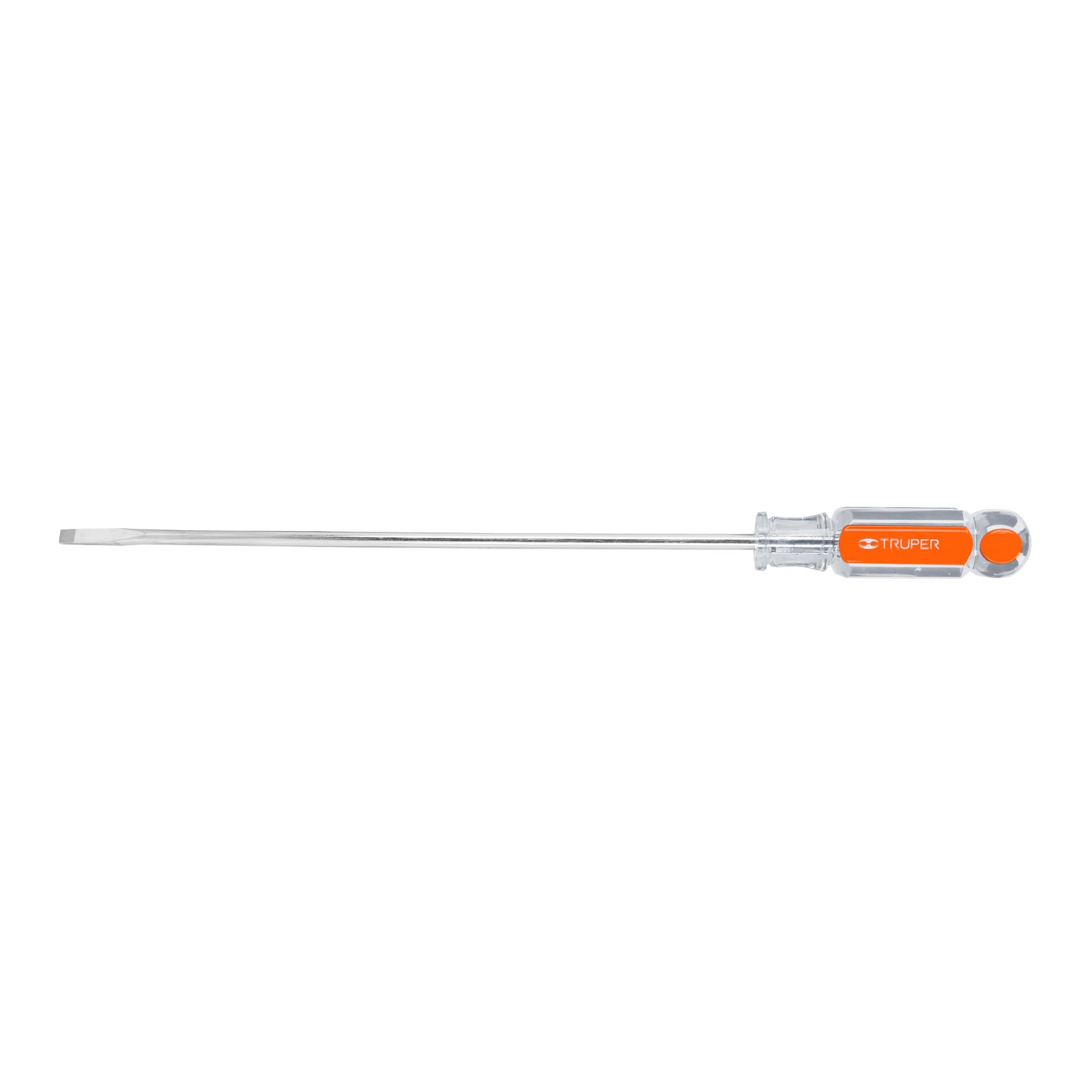 Desarmador cabinet 1/4" x 10" mango de acetato, Truper