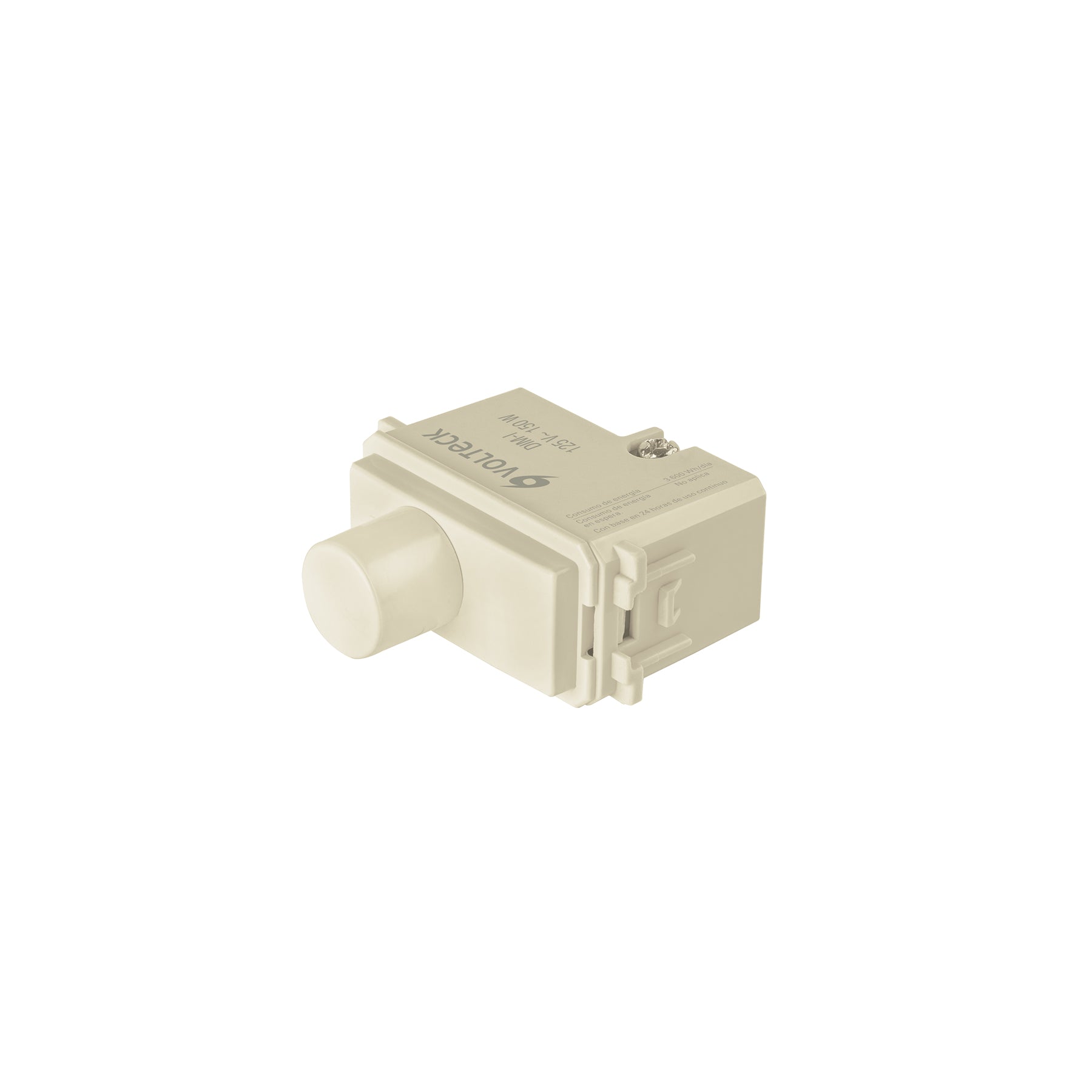 Dimmer giratorio, línea Italiana, marfil, Volteck, DIM-I, 48080