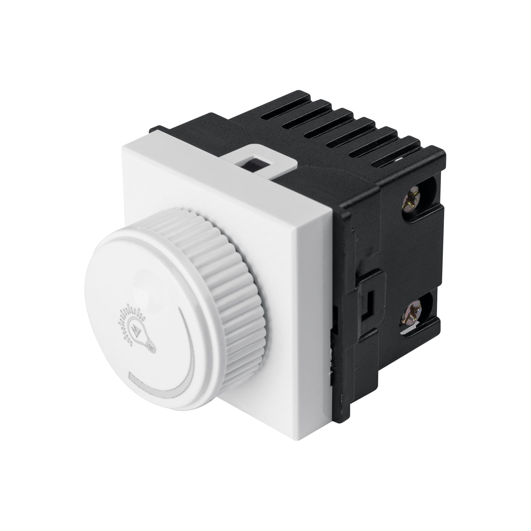 Dimmer giratorio de 1.5 módulos, línea Toledo, Basic