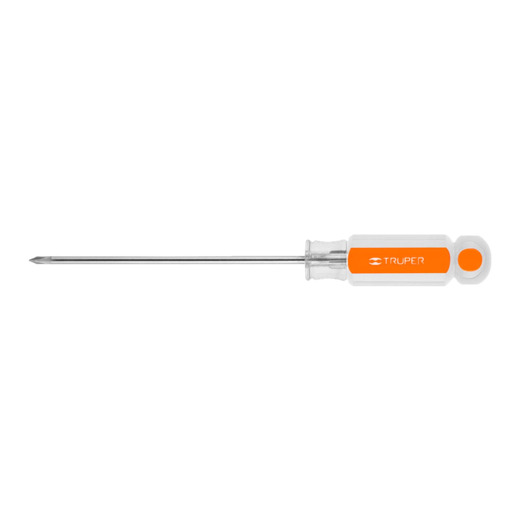 Desarmador de cruz 1/8" x 4" mango de acetato, Truper