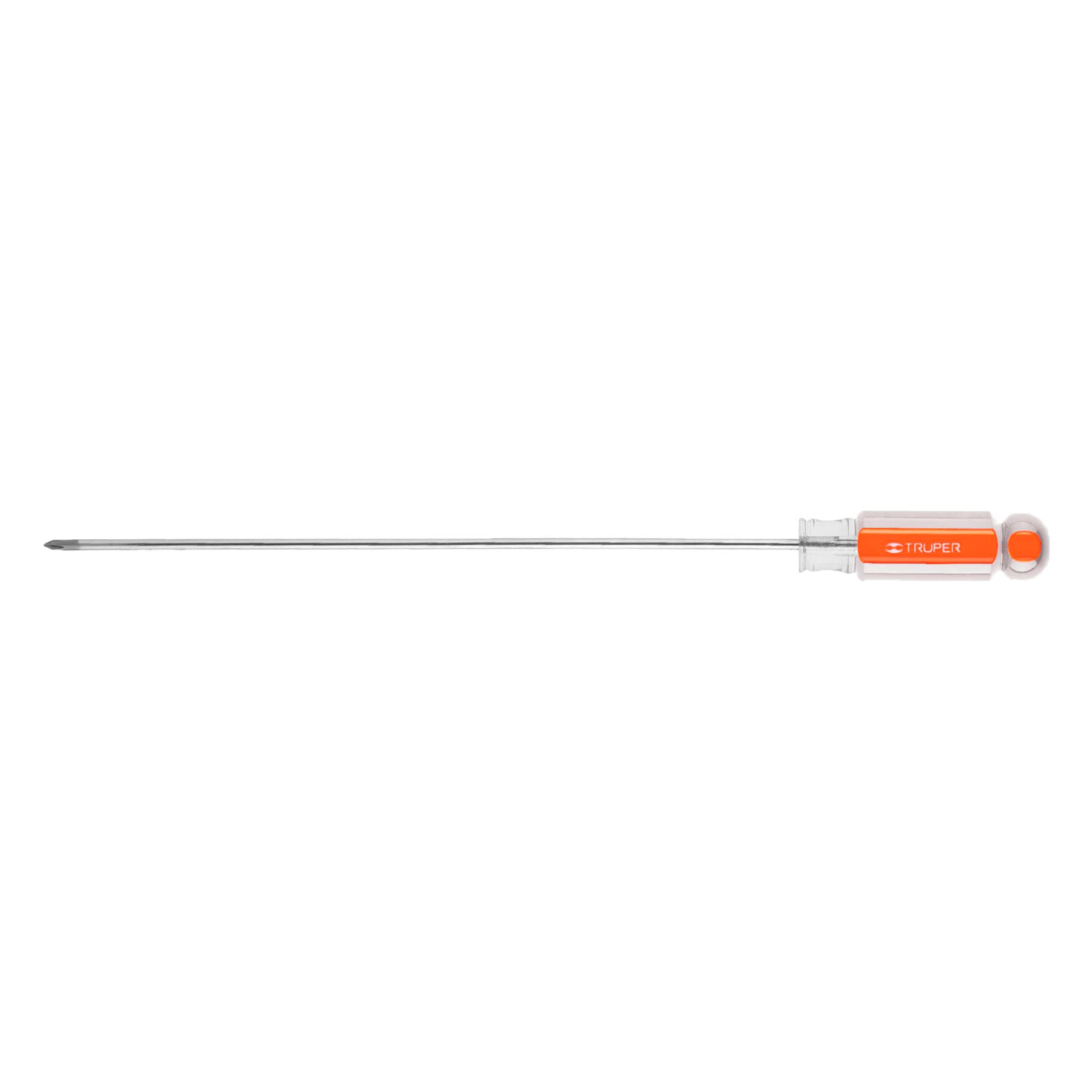 Desarmador de cruz 1/8" x 8" mango de acetato, Truper