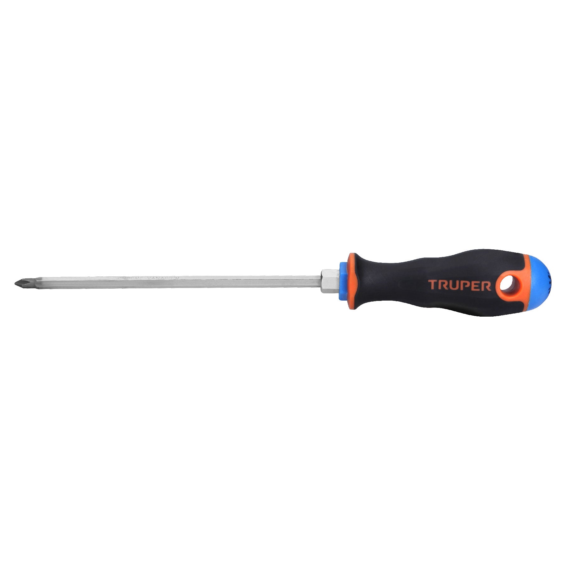 Desarmador de cruz 3/16" x 6" mango Comfort Grip, Truper