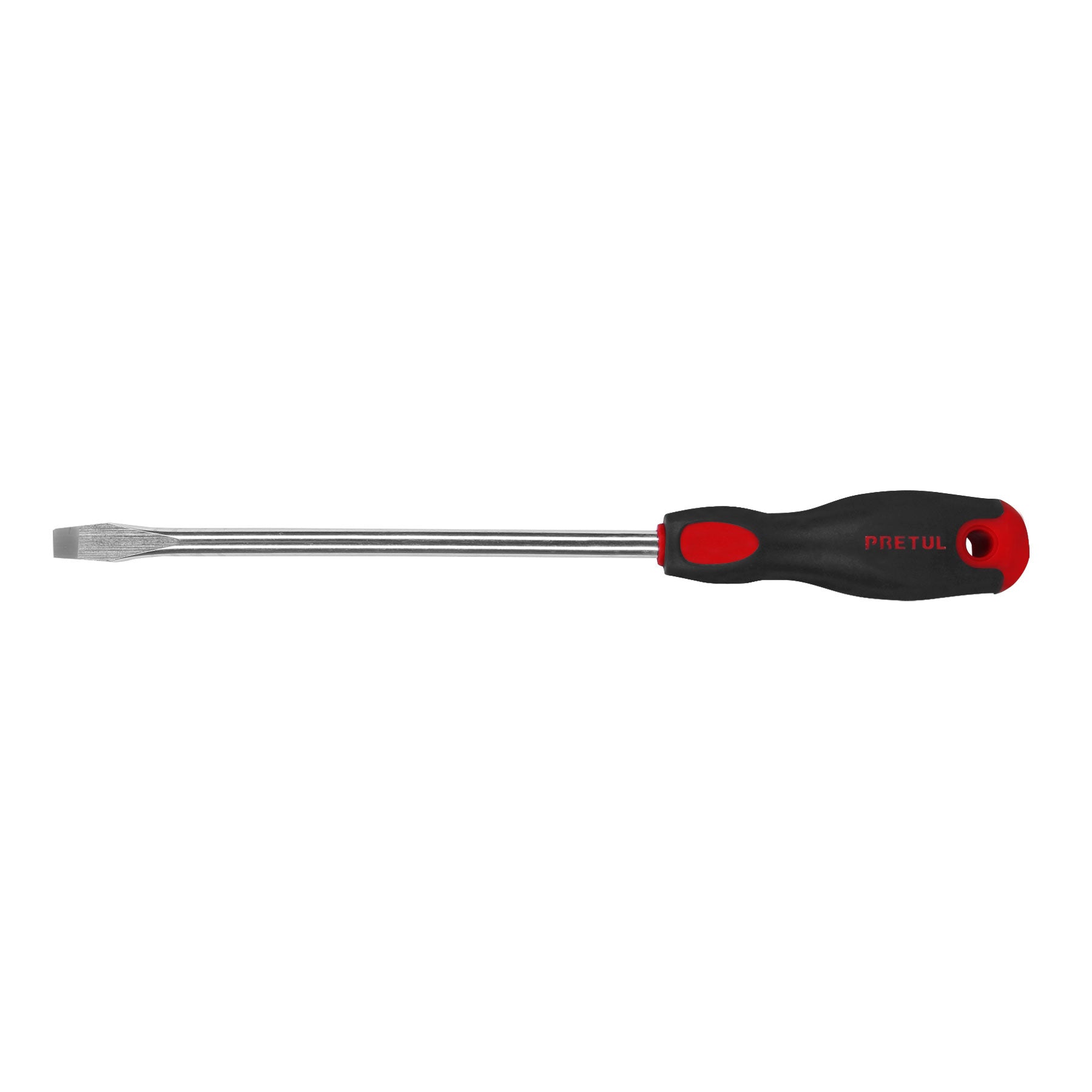 Desarmador plano 3/8" x 8" mango Comfort Grip, Pretul, DR-3/8X8BP, 28080
