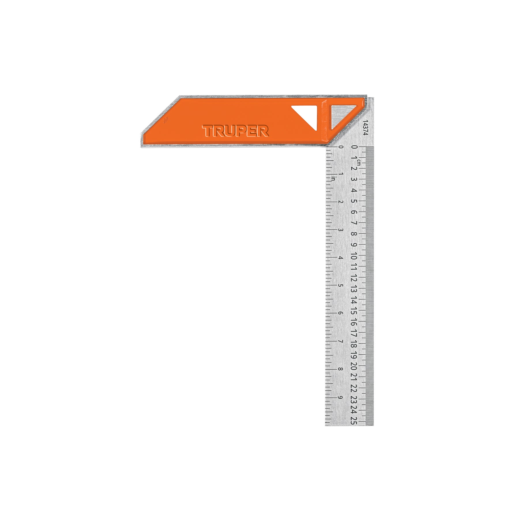 Escuadra 10" para carpintero con mango 100% de aluminio