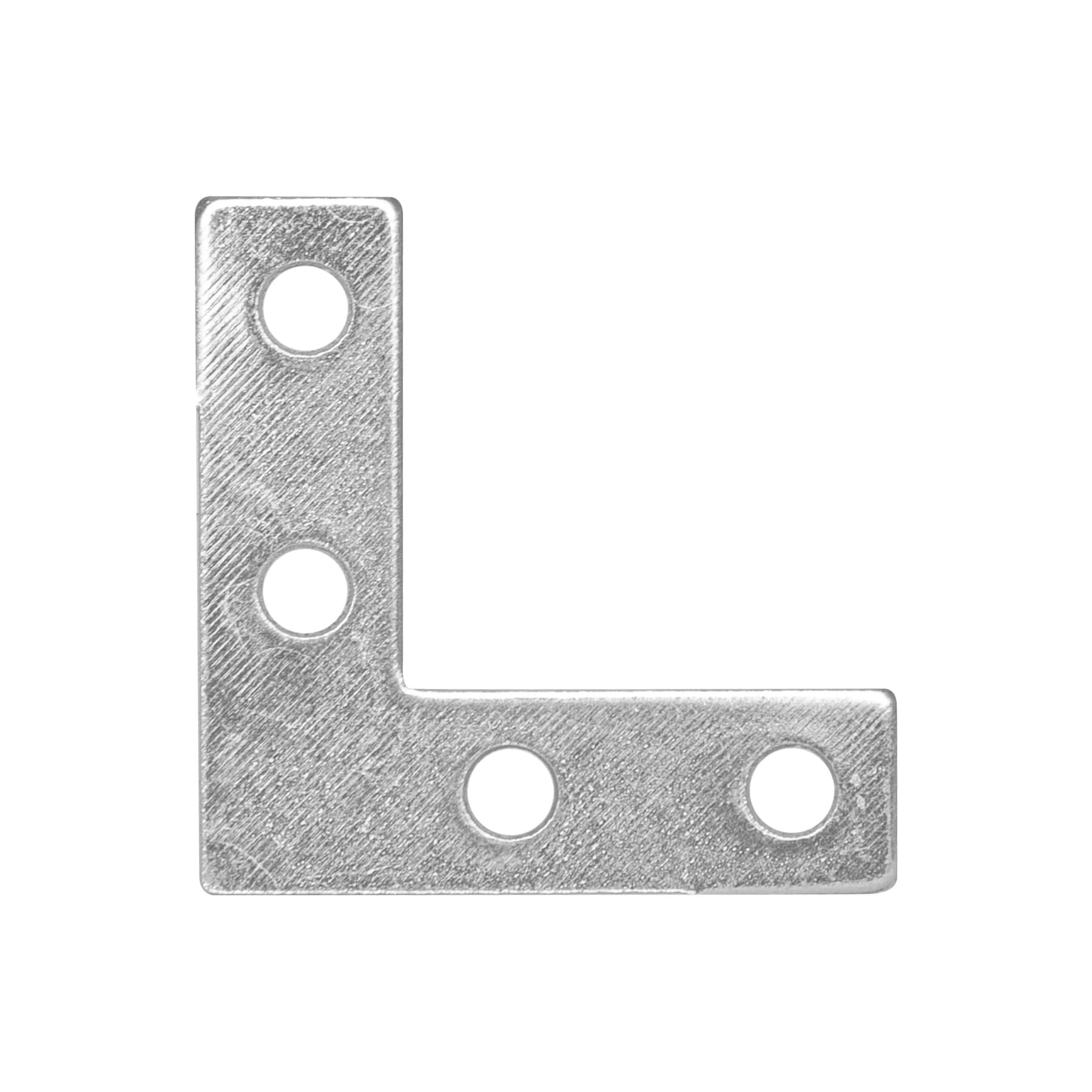 Bolsa con 24 escuadras planas cantoneras 1-1/2"x1-1/2", Fiero