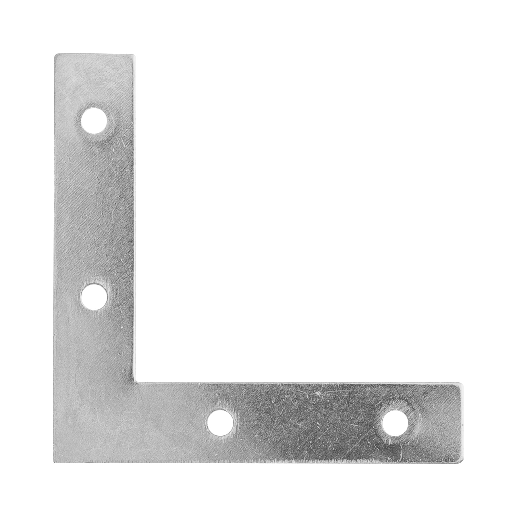 Bolsa con 24 escuadras planas cantoneras 3" x 3", Fiero