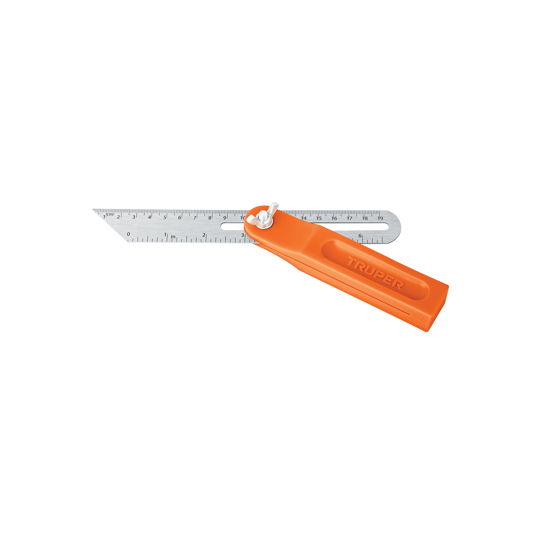 Escuadra falsa de acero inoxidable 19cm / 6" con mango de ABS