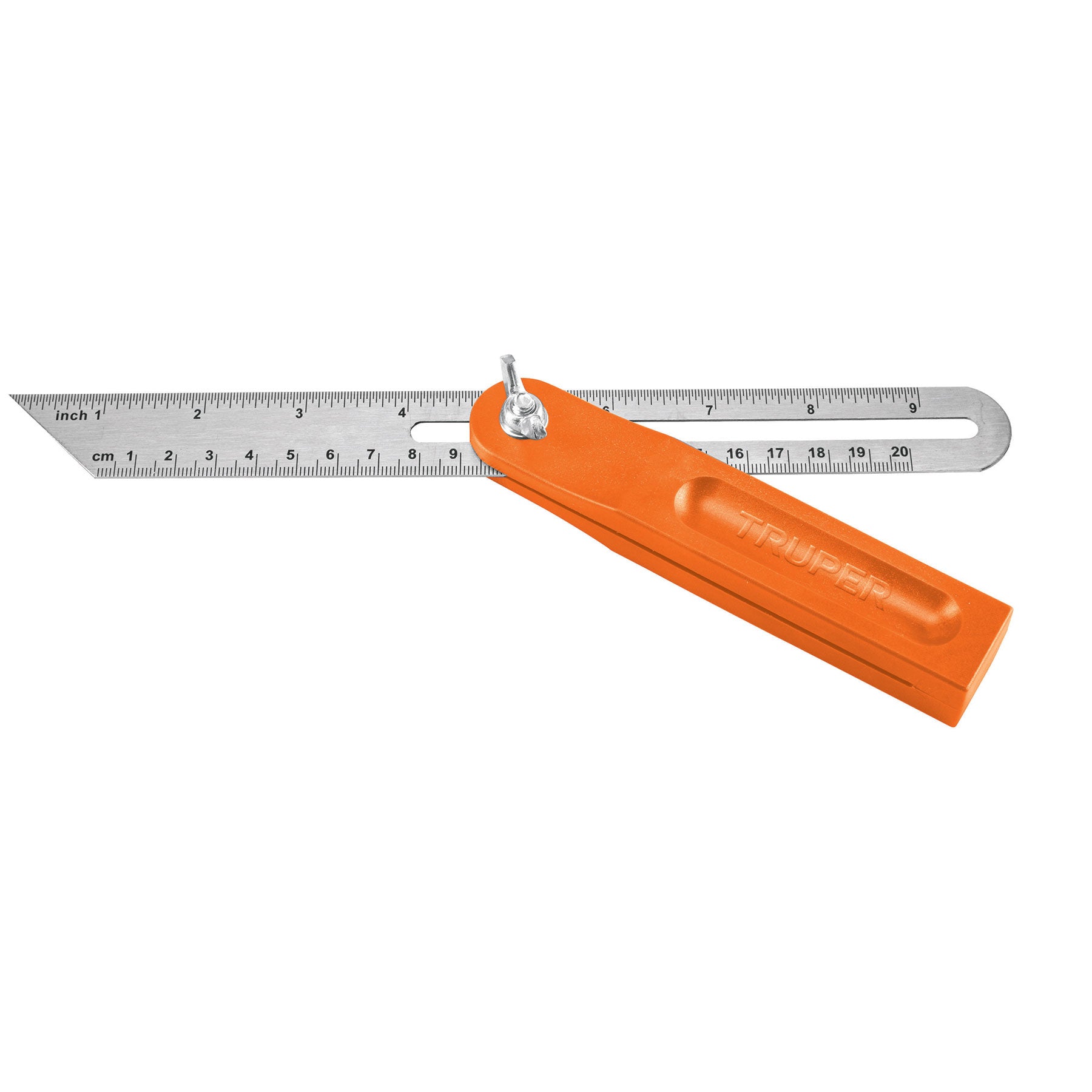 Escuadra falsa de acero inoxidable 19cm / 6" con mango de ABS