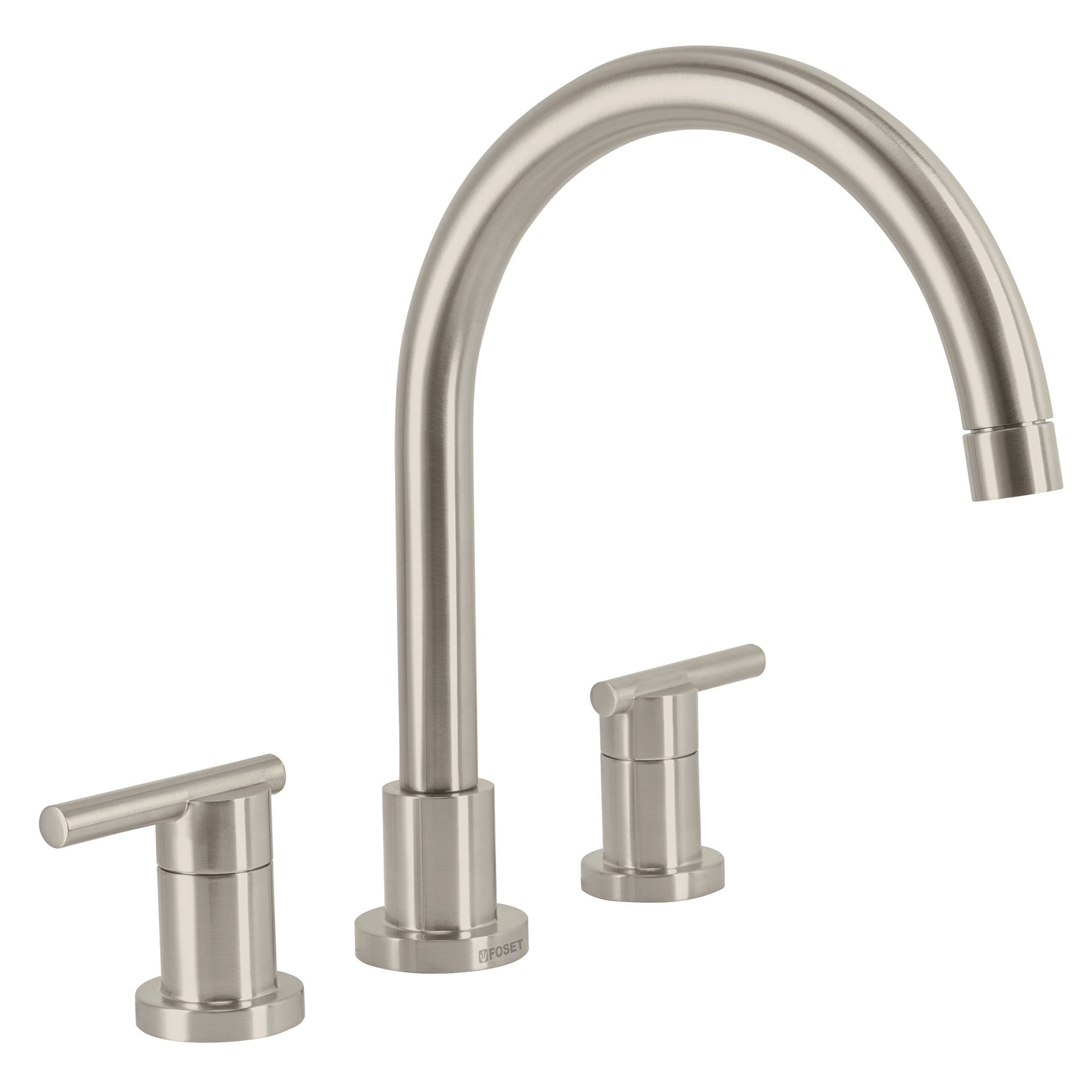 Mezcladora satín cuello alto para fregadero ELEMENT, Foset, ELF-81N, 49922