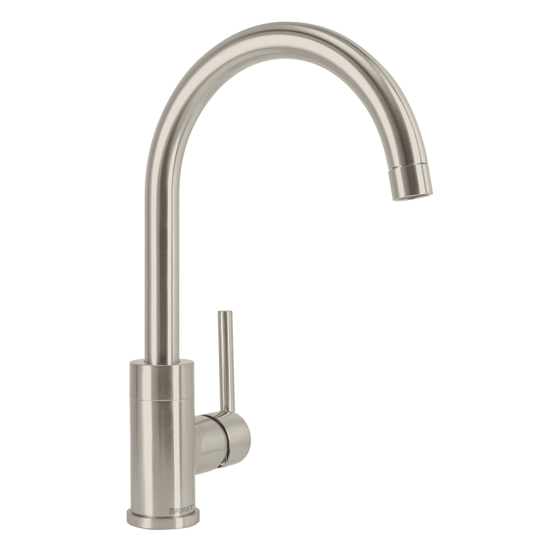 Monomando satín cuello alto para fregadero ELEMENT, Foset, ELF-83N, 49921