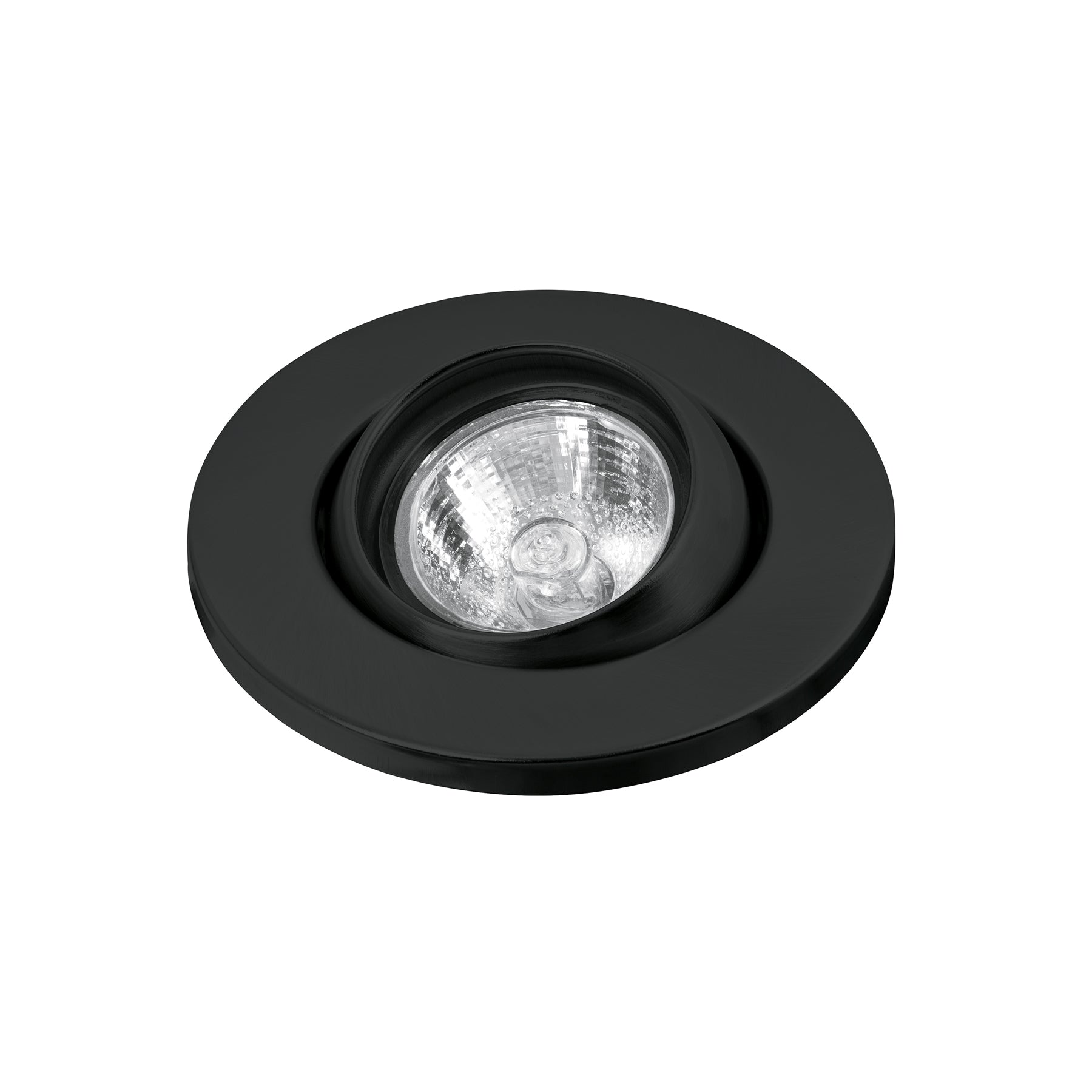 Luminario redondo negro spot esférico, lámpara no incluida, Volteck, EMP-107S, 46624