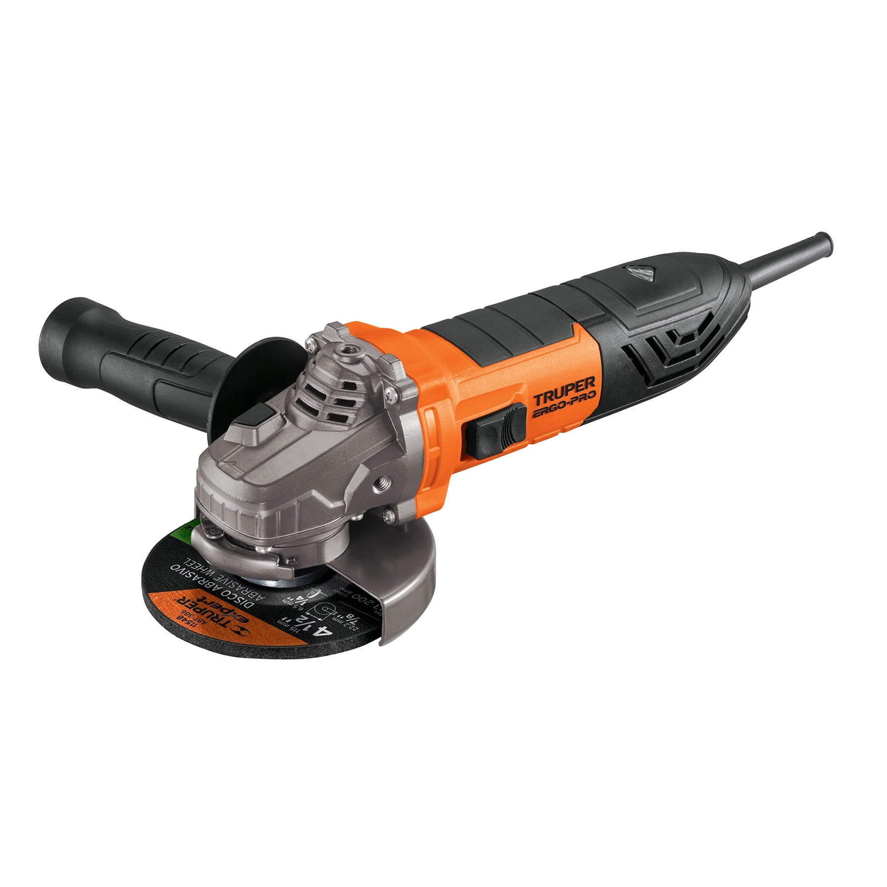 Esmeriladora angular 4-1/2", 850W, Truper ERGO PRO