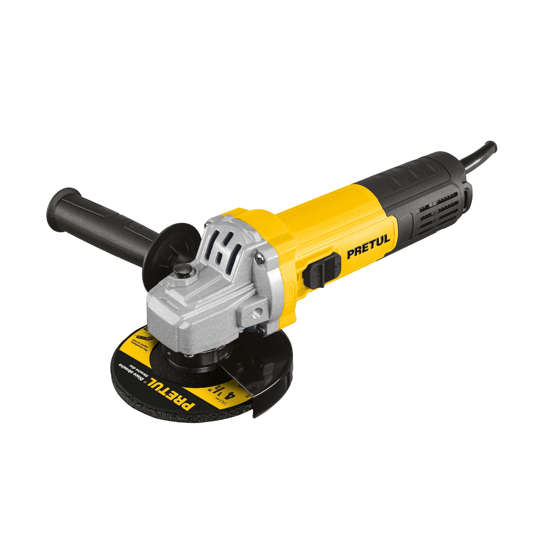 Esmeriladora angular 4-1/2", 550W, Pretul