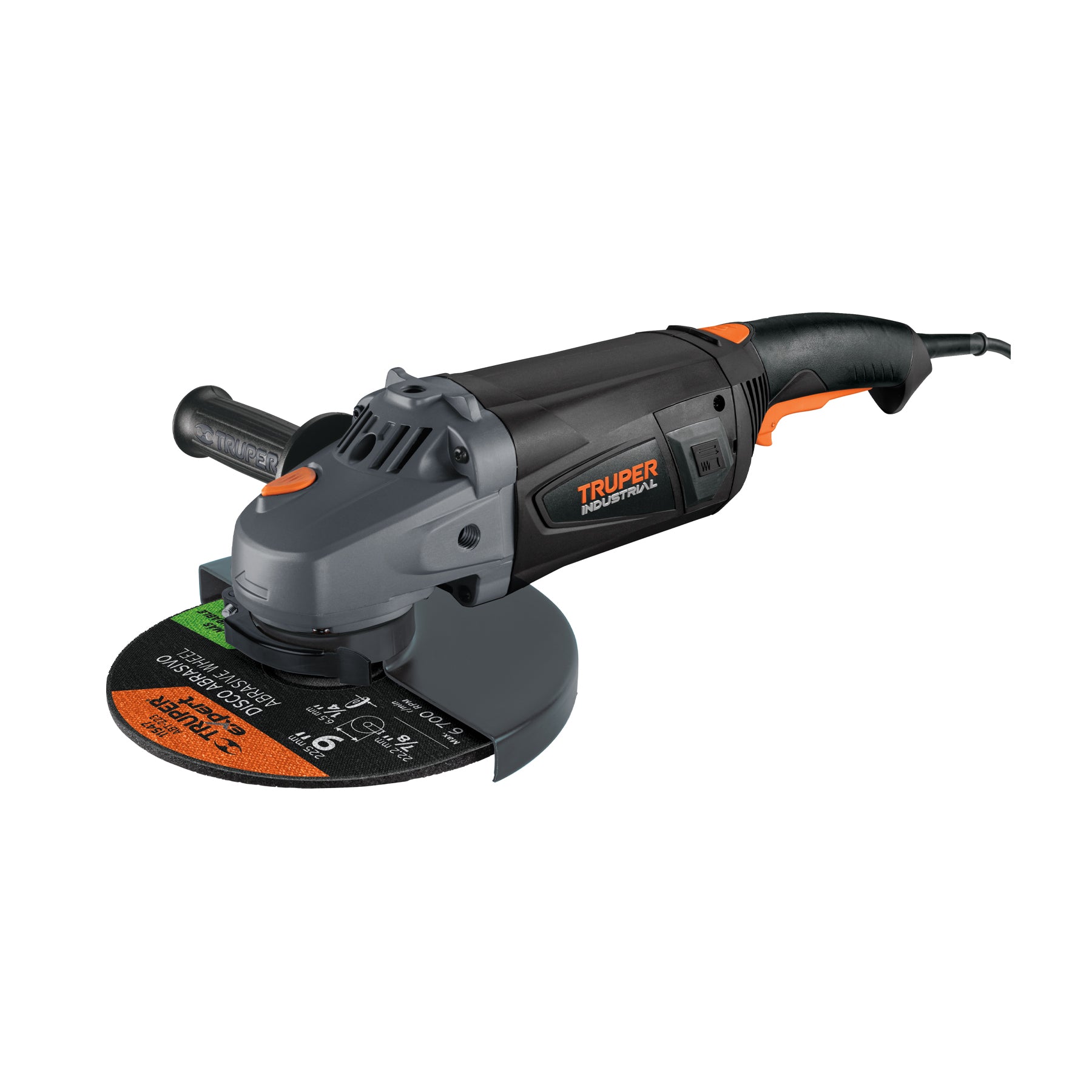 Esmeriladora angular 9", 2350W, Truper industrial