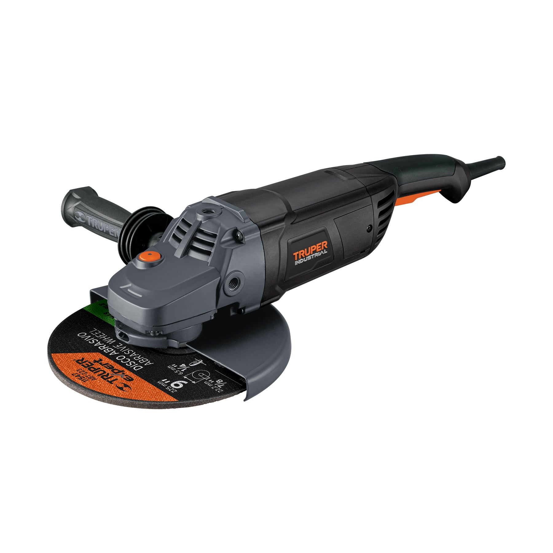 Esmeriladora angular 9", 2450W, Truper industrial