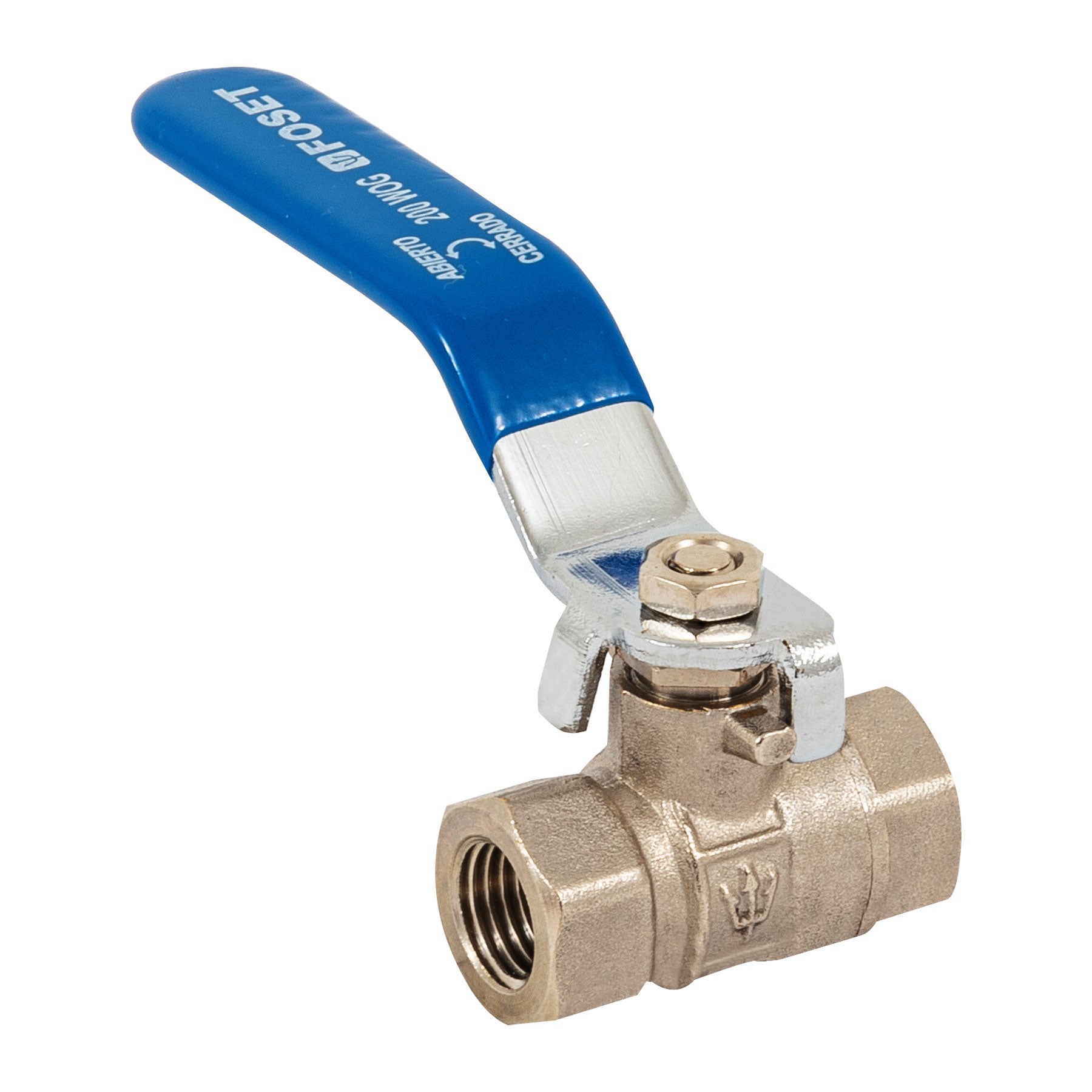 Válvula de esfera de latón, roscable 1/4", Foset