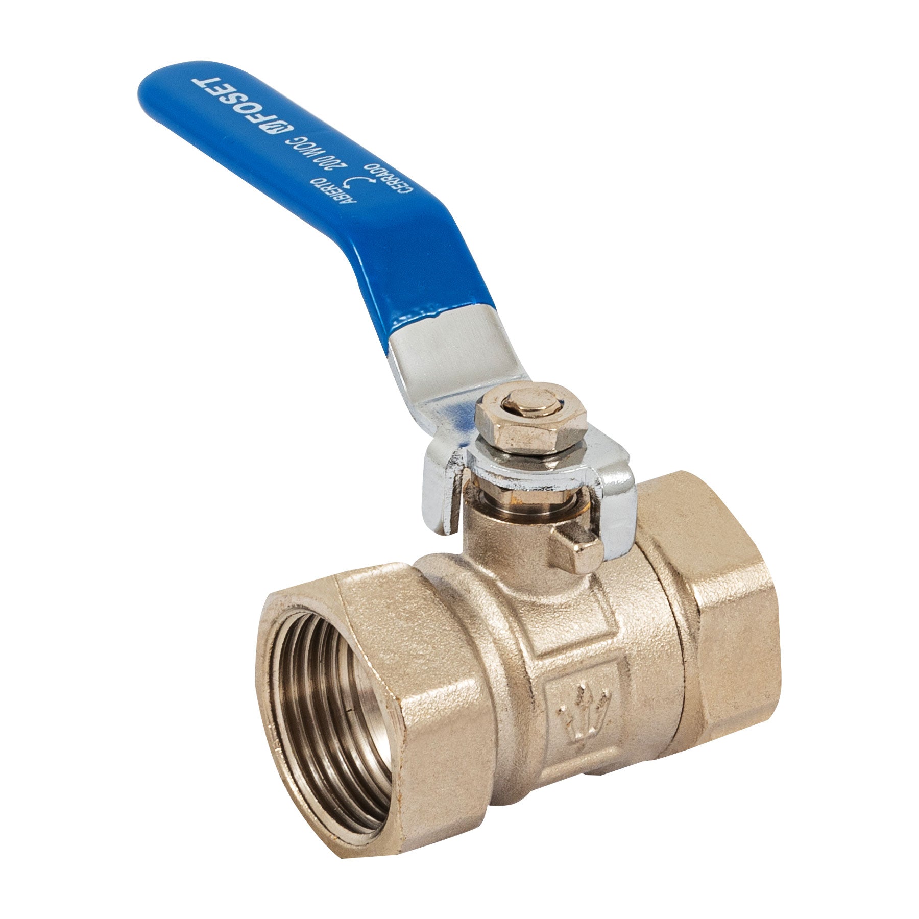 Válvula de esfera de latón, roscable 1", Foset