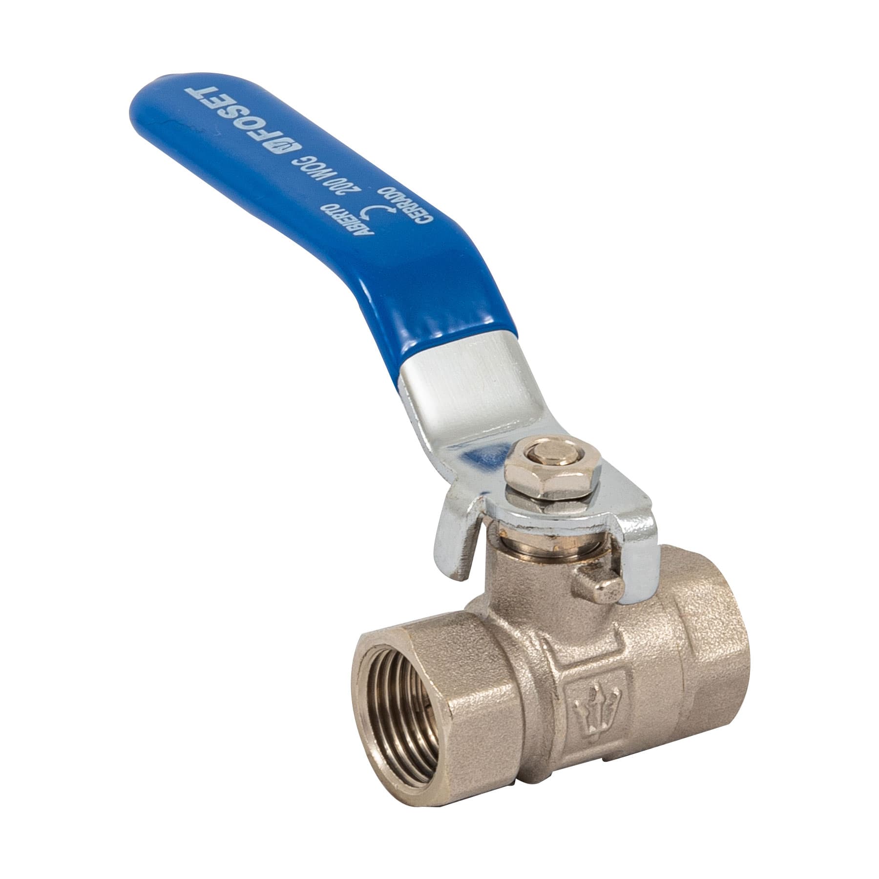 Válvula de esfera de latón, roscable 3/8", Foset