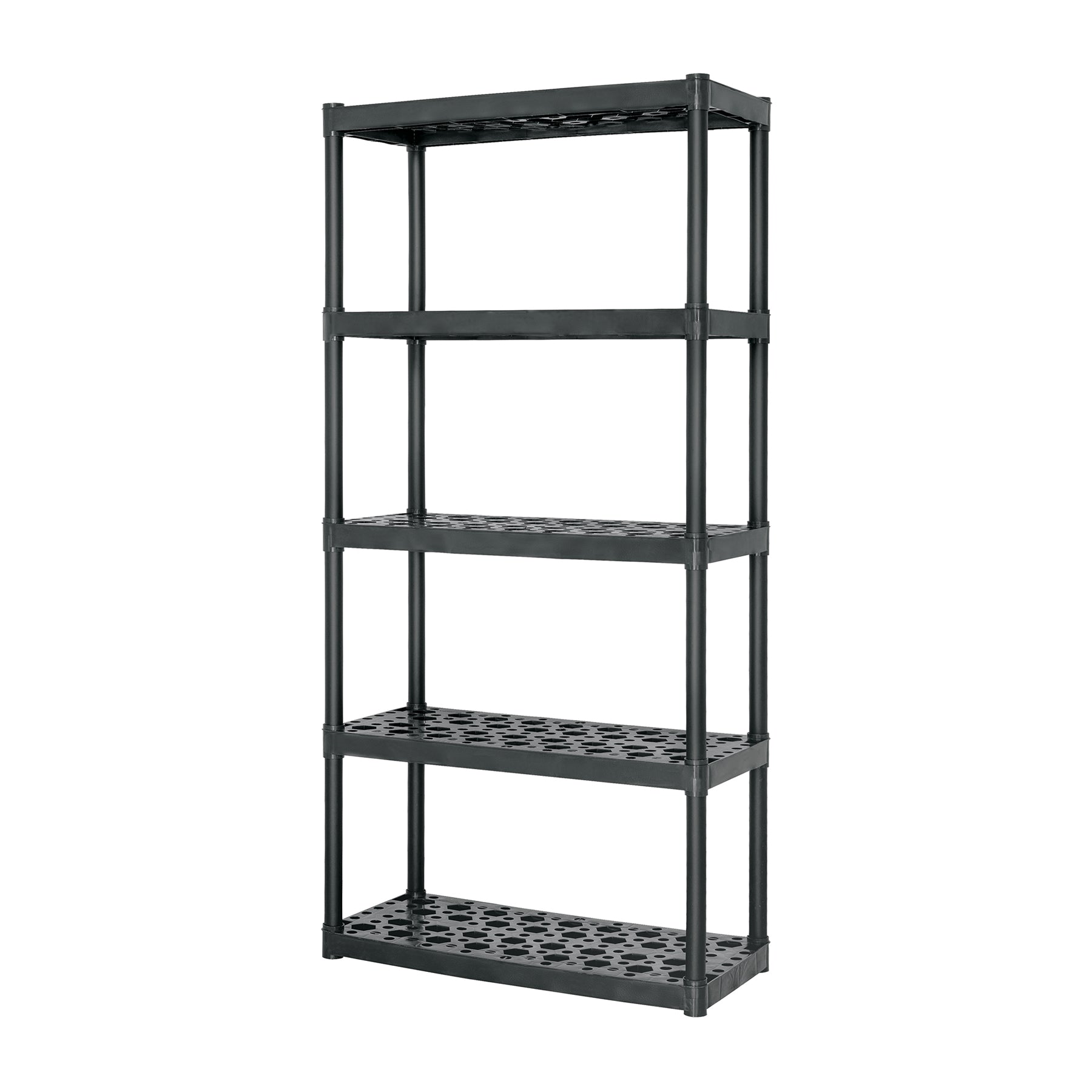 Estante plástico uso rudo 5 repara cap. 70 Kg, 185x43x91,Truper