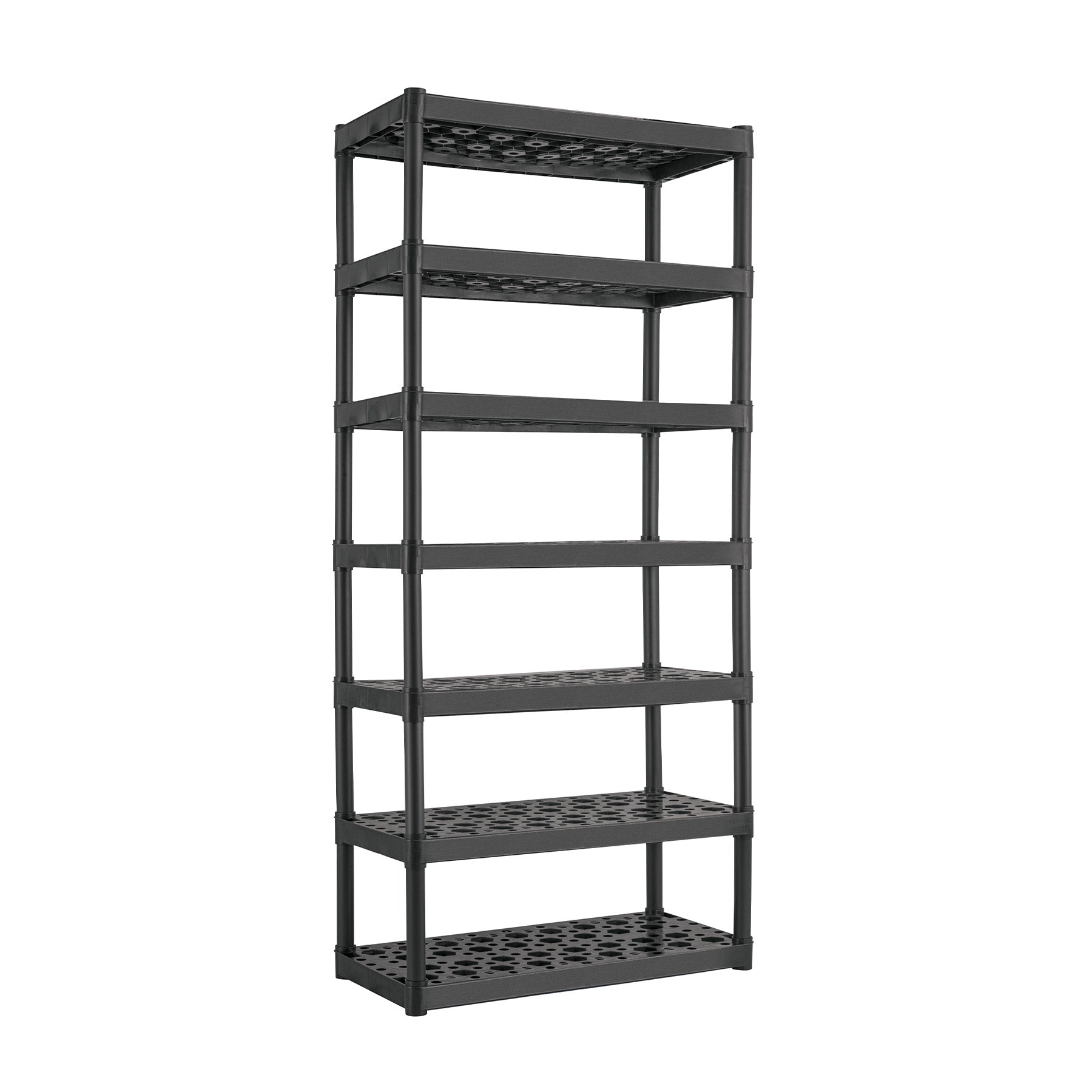 Estante plástico uso rudo 7 repara cap. 70 Kg, 185x43x91,Truper