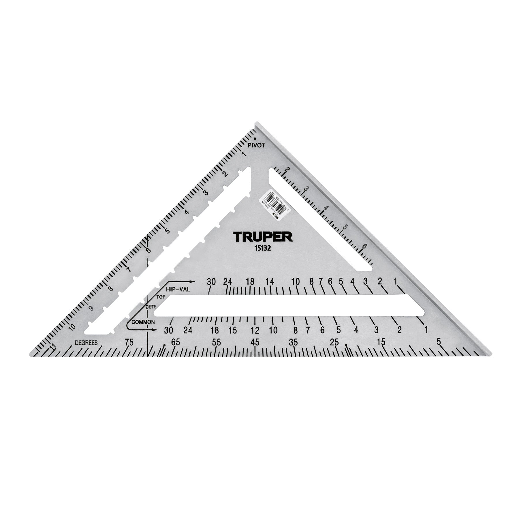 Escuadra 12" de aluminio para muros de yeso, Truper