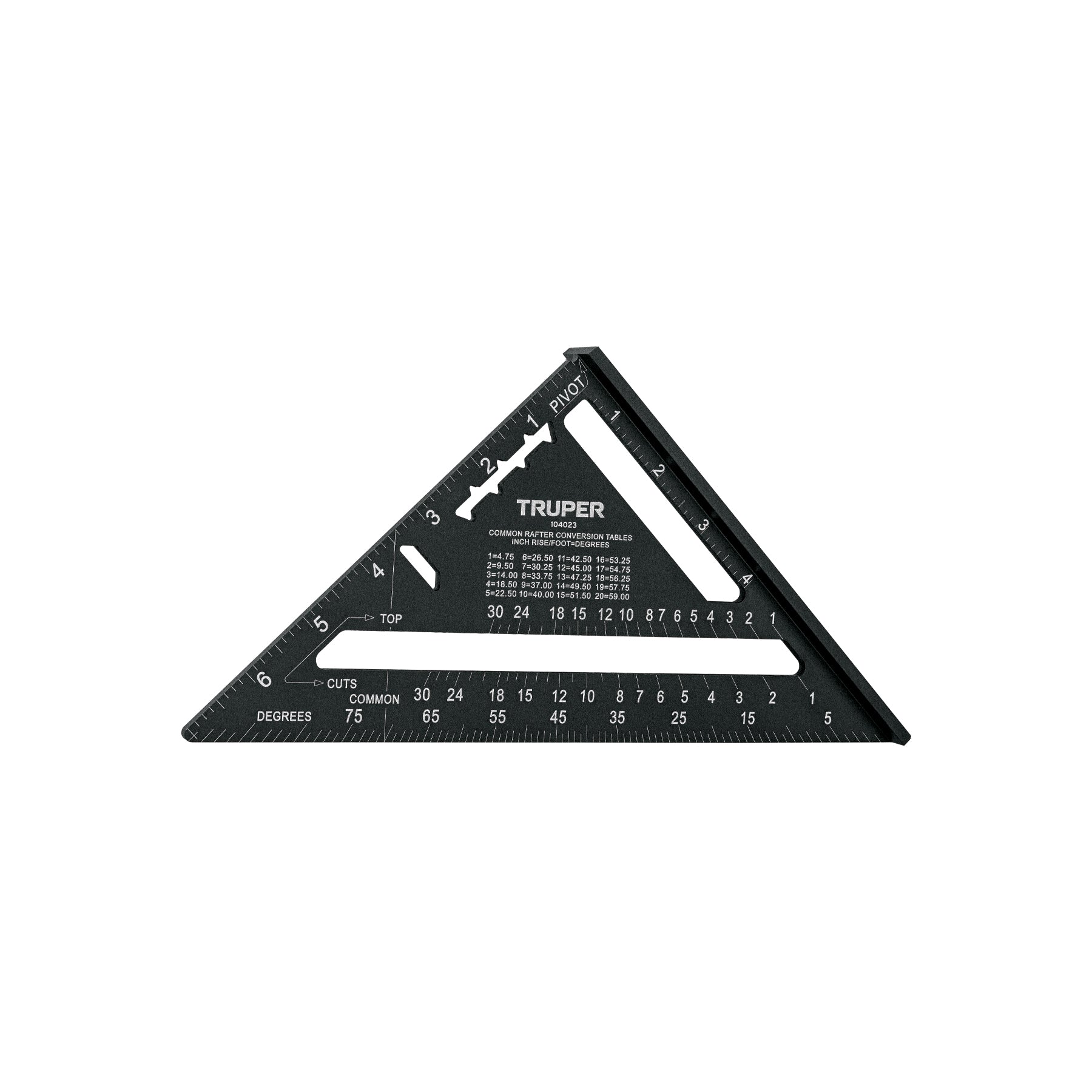 Escuadra 7" de aluminio color negro, para muros de yeso, Truper