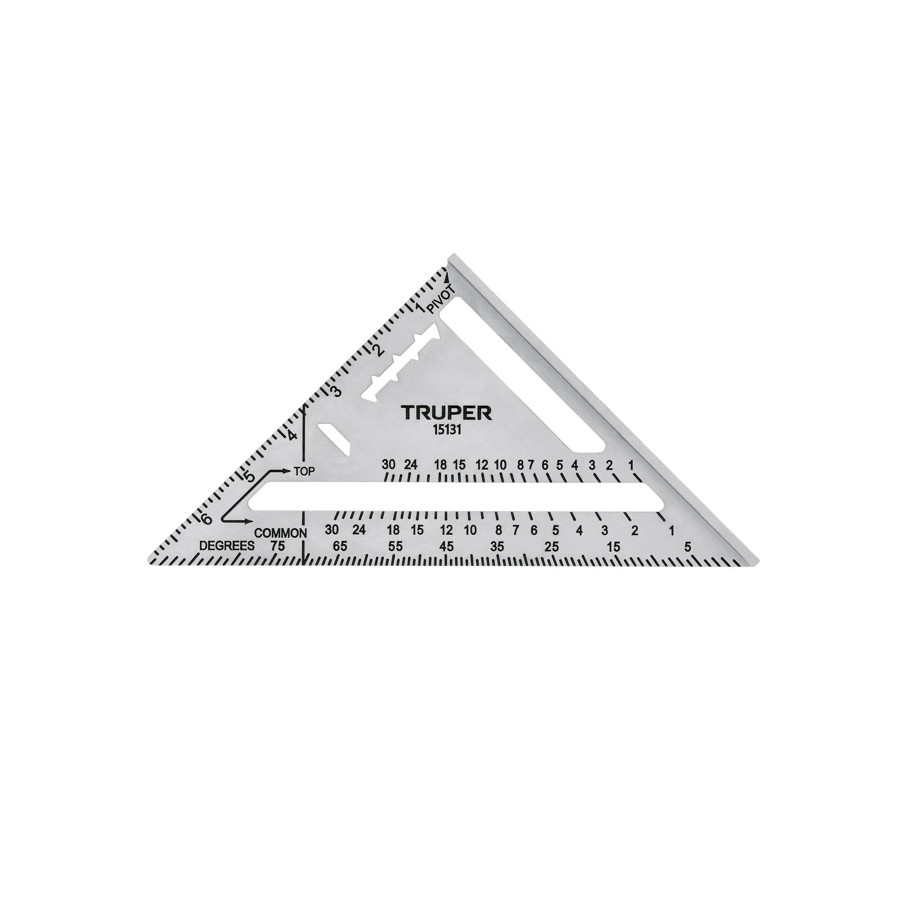 Escuadra 7" de aluminio para muros de yeso, Truper