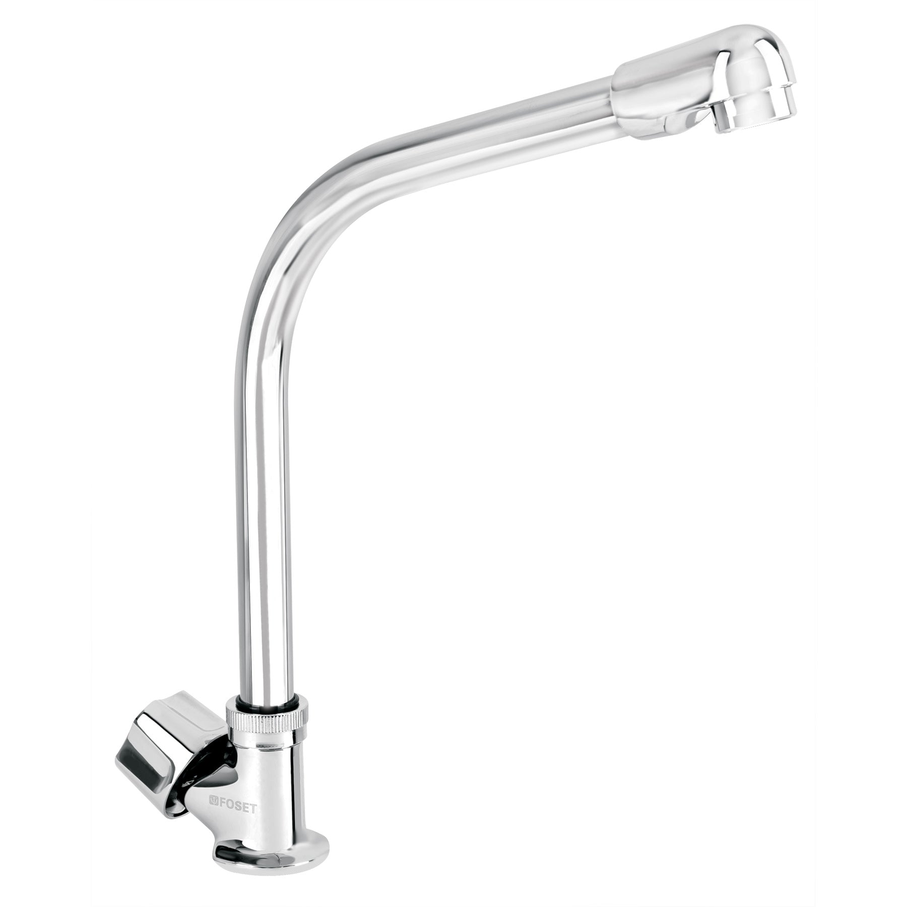 Llave individual fregadero, cuello cobra, hexagonal, BASIC