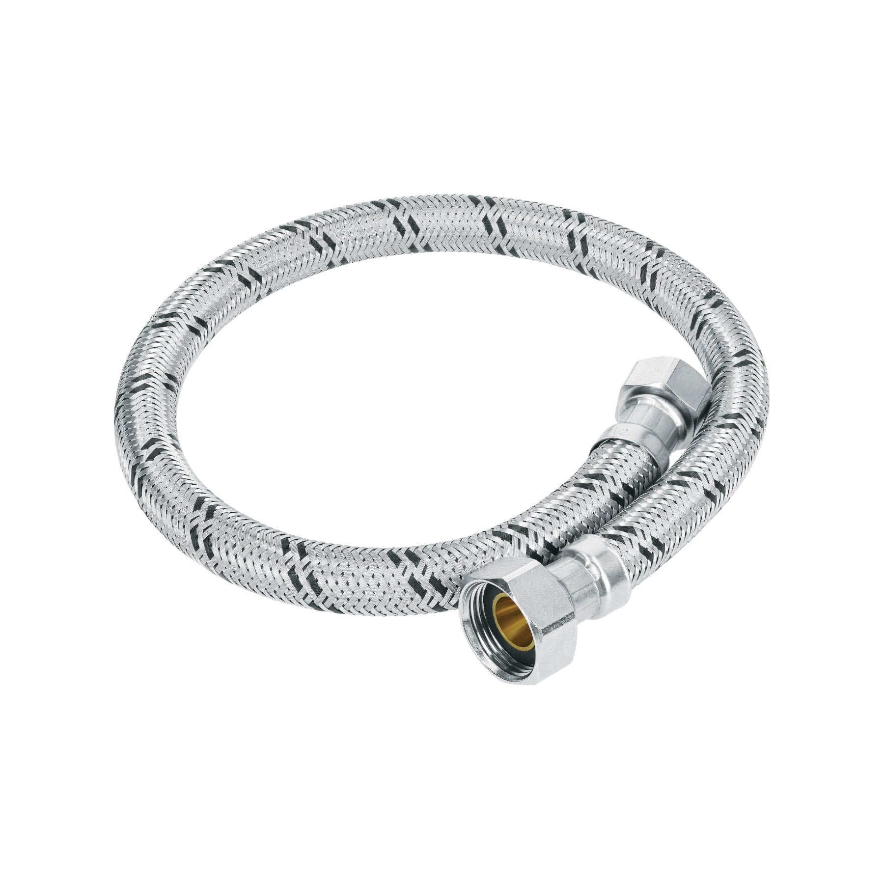 Manguera para boiler, acero inoxidable 1/2"x3/4", 60 cm, Foset