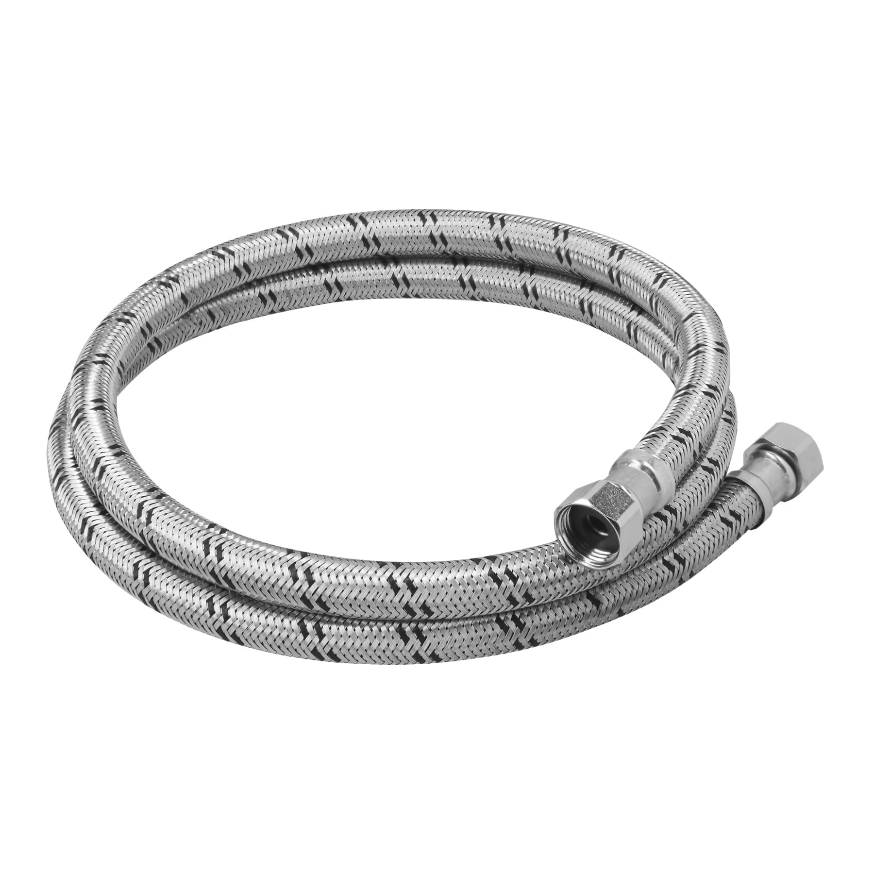 Manguera para boiler, acero inoxidable 1/2"x1/2", 150 cm, Foset