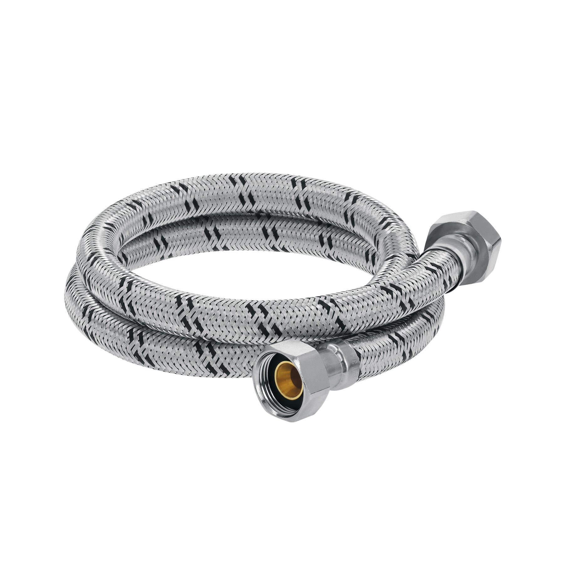 Manguera para boiler, acero inoxidable 3/4"x3/4", 100 cm, Foset