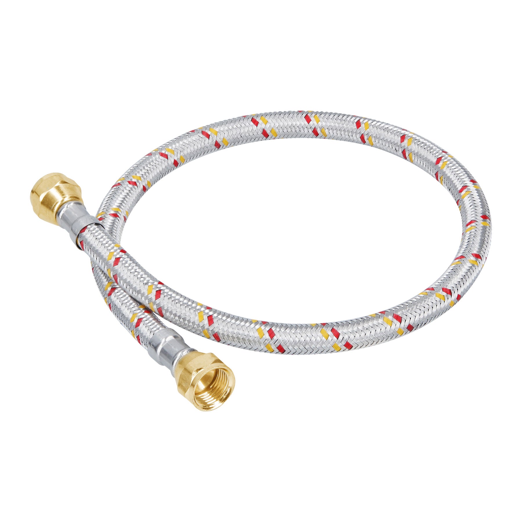 Manguera para gas, aluminio, 3/8", 60 cm, Foset Basic