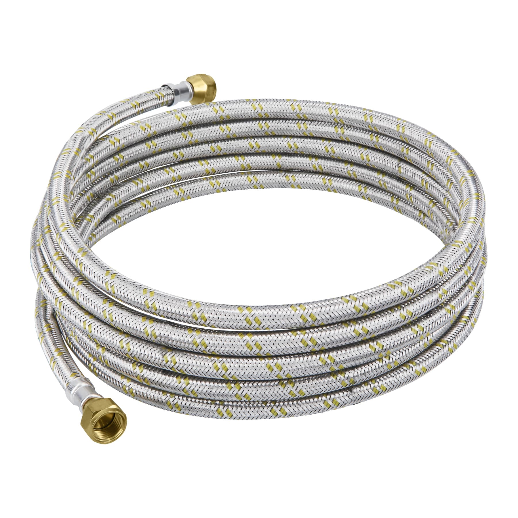 Manguera para gas, acero inoxidable 3/8" x 3/8", 400 cm, Foset