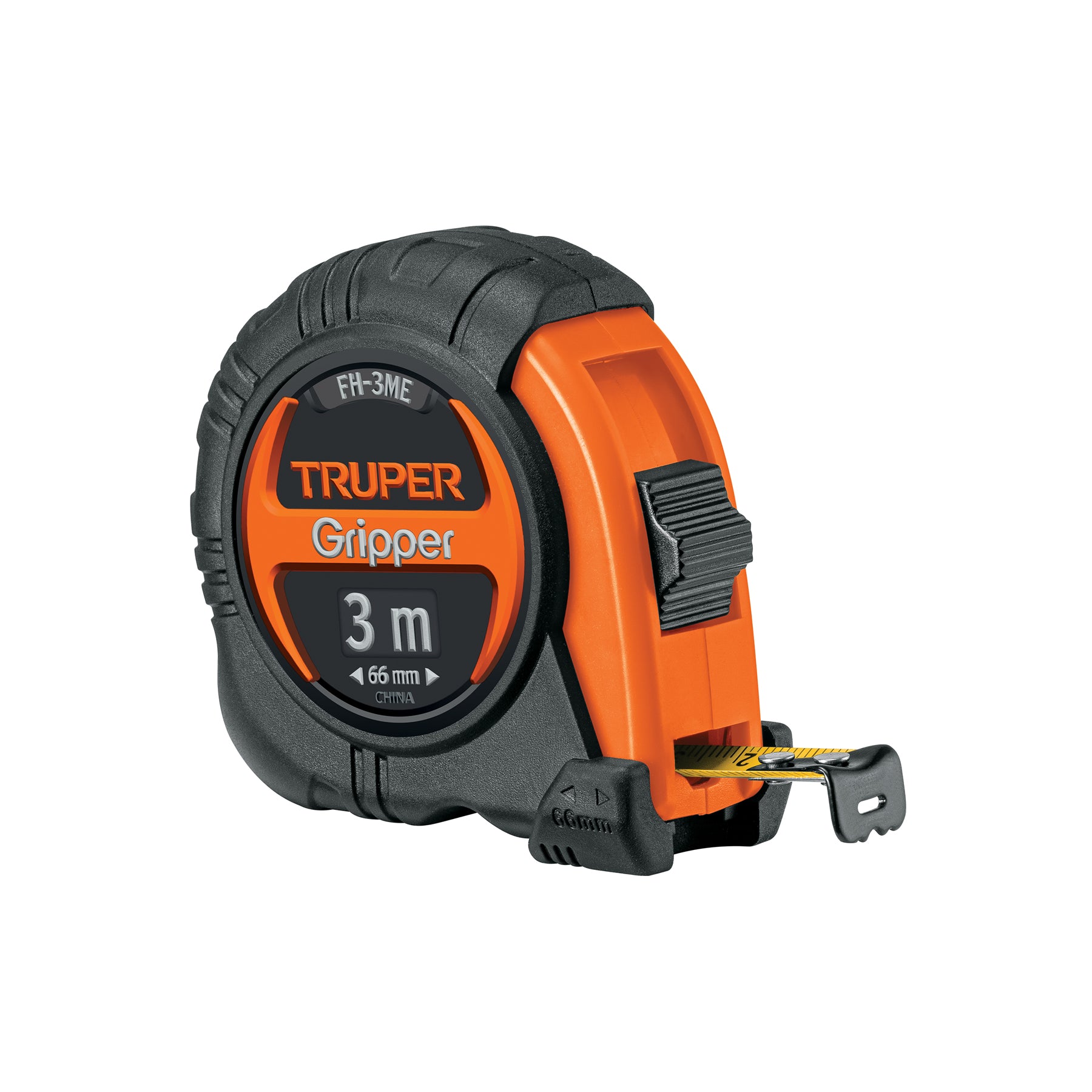 Flexómetro contra impactos 3 m cinta 13 mm grad. métrica
