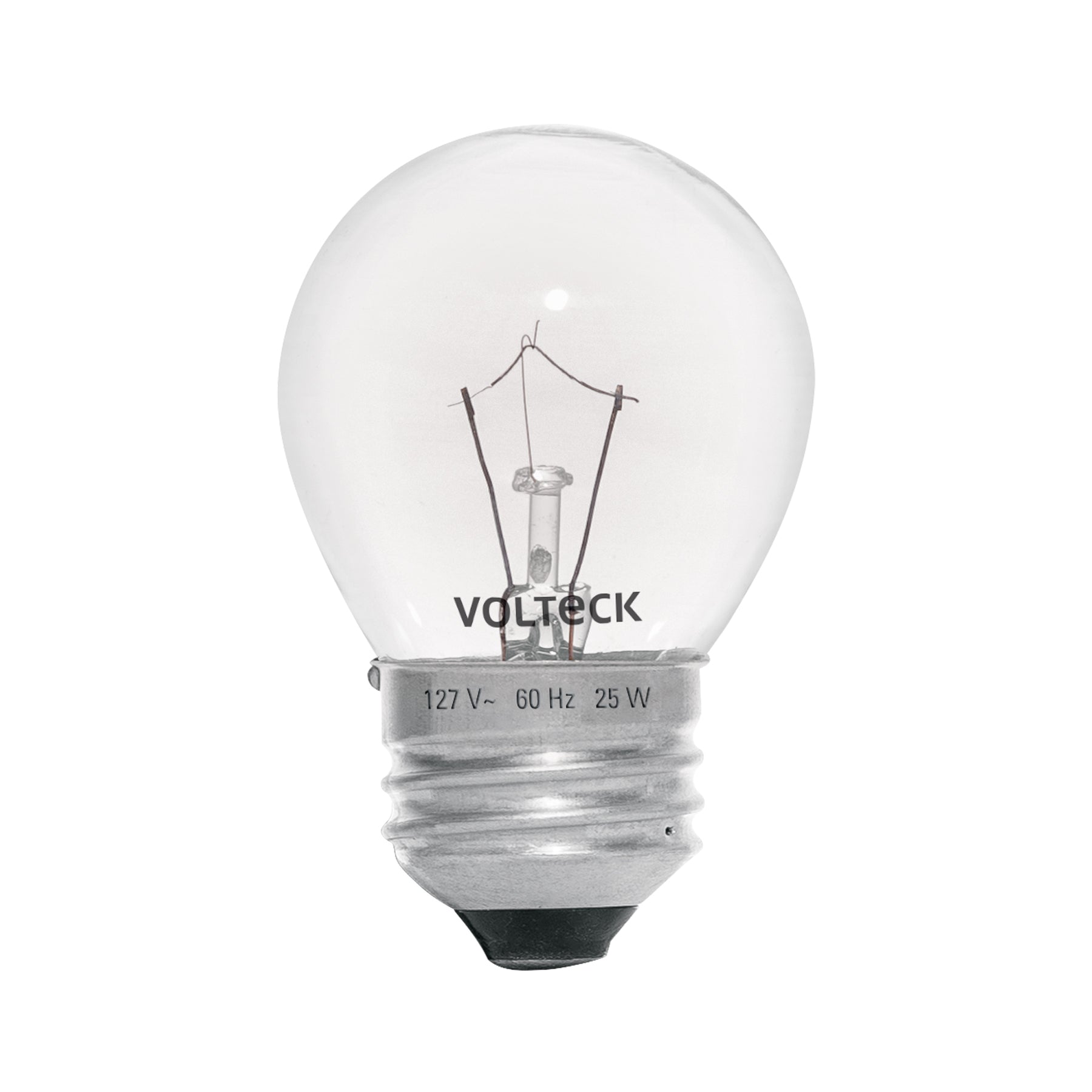 Foco incandescente 25W para horno/refrigerador, transparente, Volteck, FHO-25, 49384