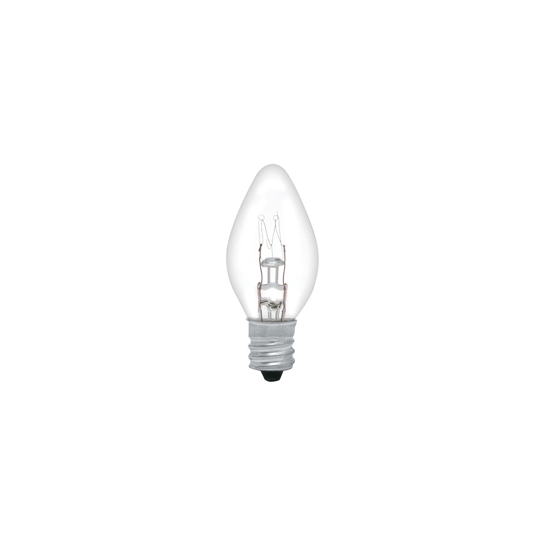 Caja con 50 focos incandescentes transparentes base E12 7.5W, Volteck, FI-50T, 46823