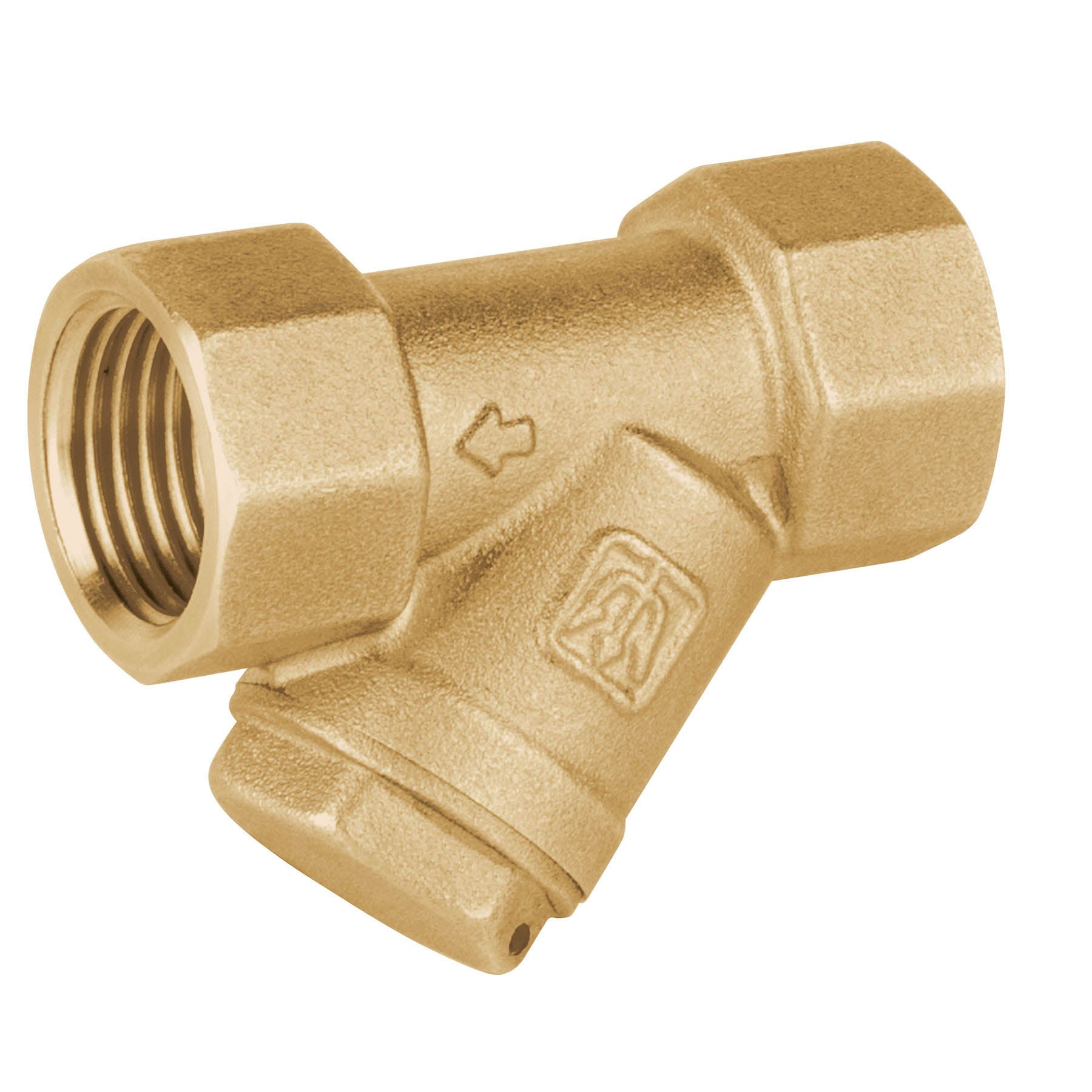 Filtro de latón en Y de 1/2", Foset