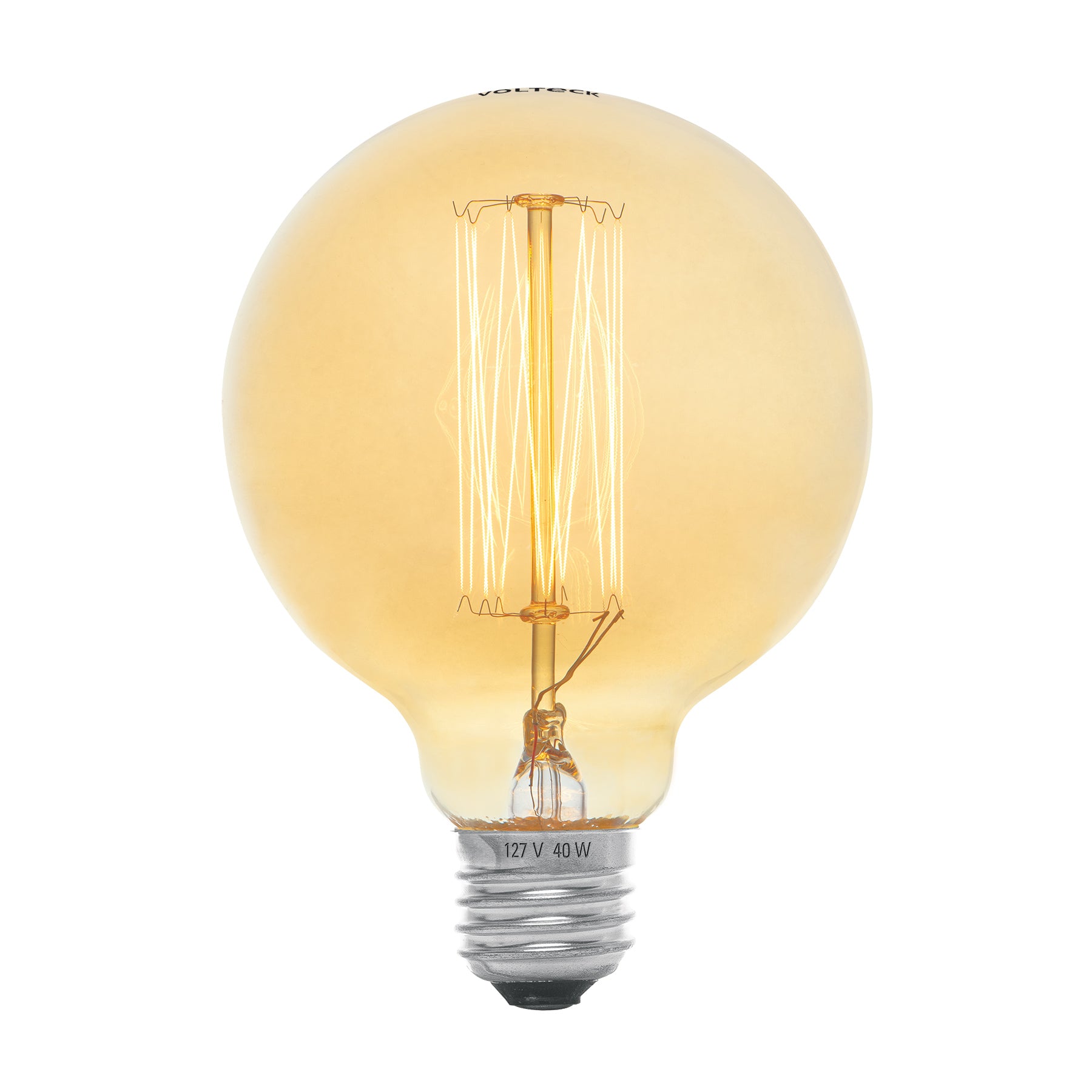 Lámpara incandescente vintage 40 W tipo globo, Volteck, FIV-40G, 47105