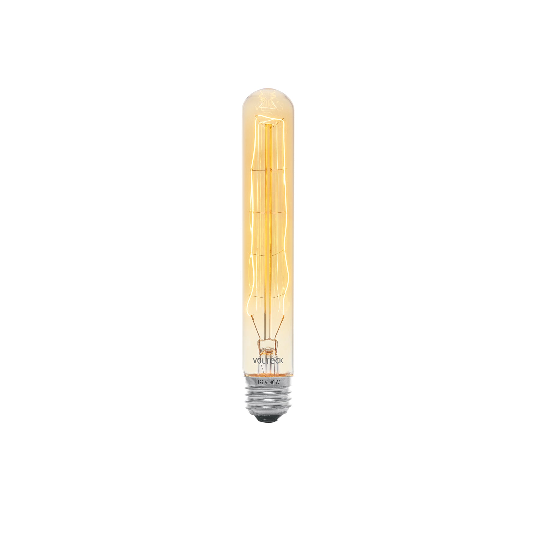 Lámpara incandescente vintage 40 W tipo probeta, Volteck, FIV-40P, 47106