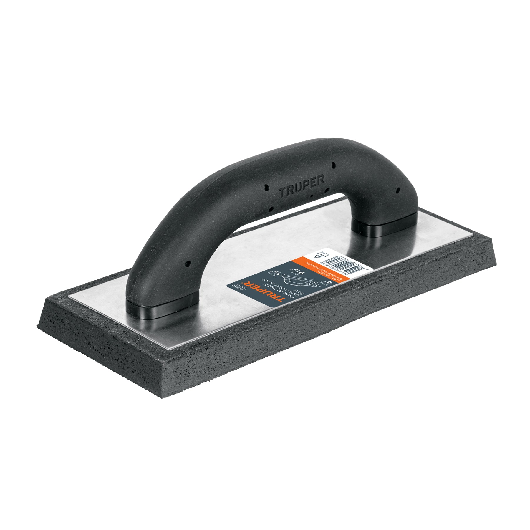 Flota de hule 9 1/2", esp. 5/8", acabado fino, Comfort Grip