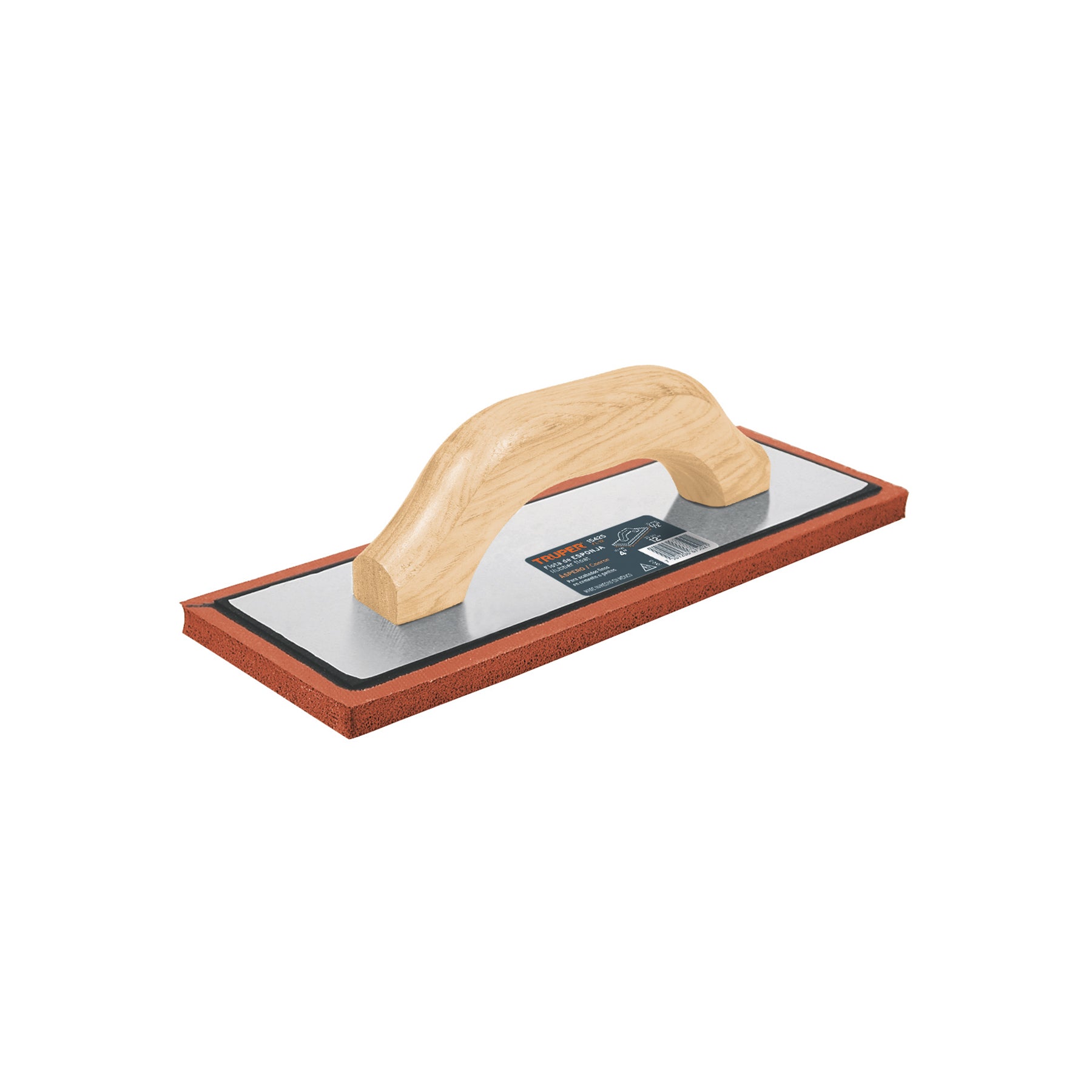 Flota de esponja 12", espesor 1/2", acabado áspero, Truper