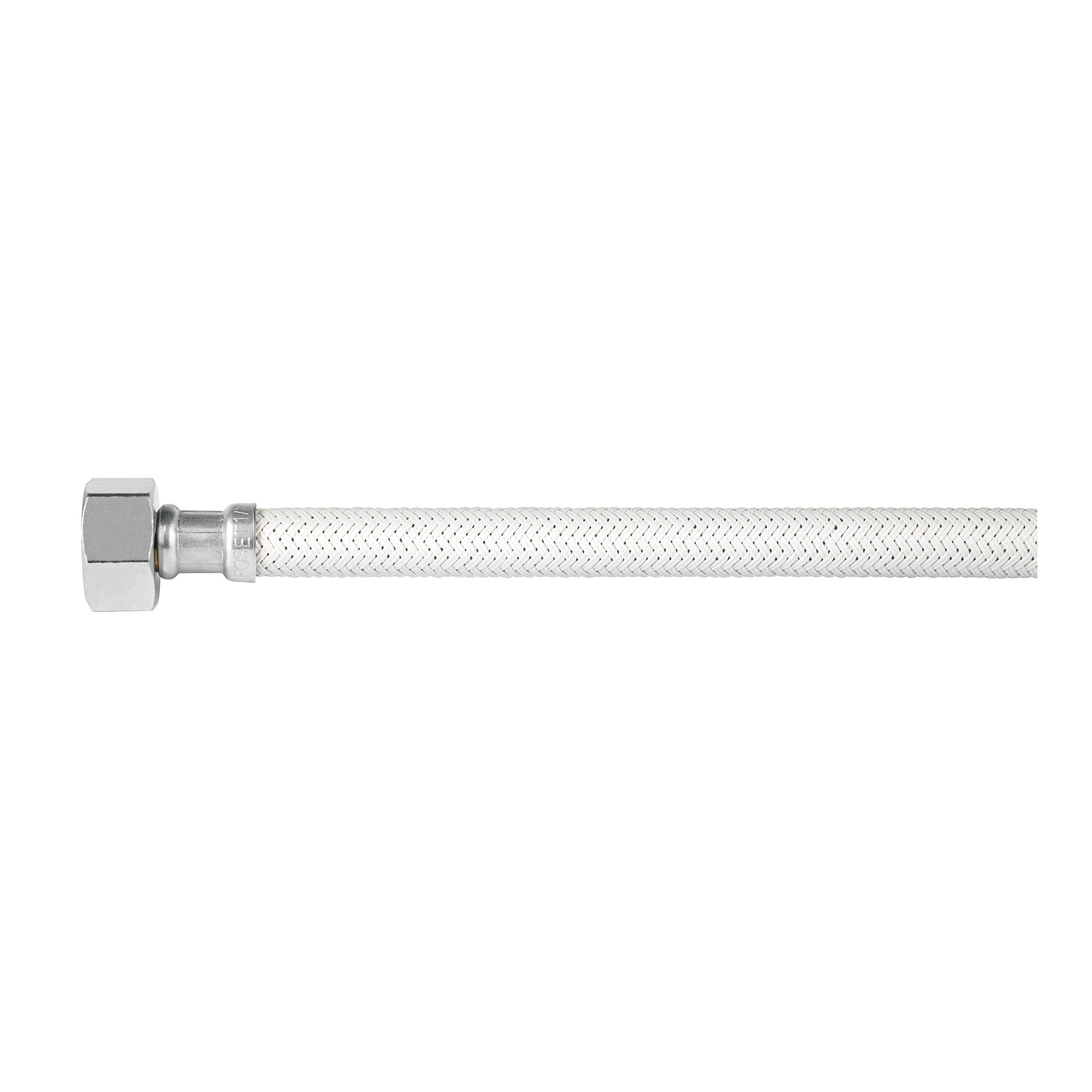 Manguera lavabo/fregadero, vinilo blanco, 1/2" x 1/2", 40 cm, Foset, FLA-40B, 45312