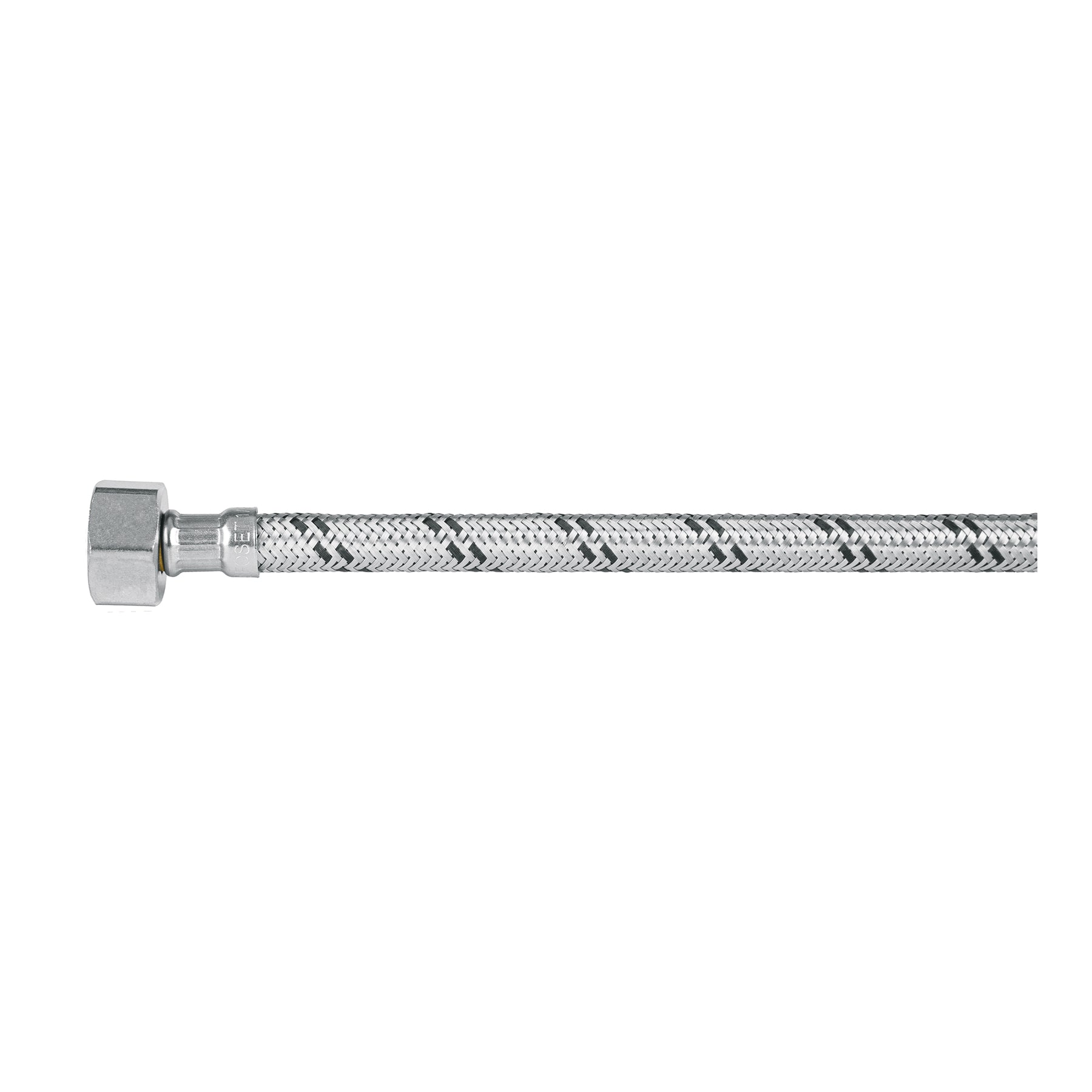 Manguera lavabo/fregadero, acero inoxidable , 1/2" x 1/2", 40 cm, Foset, FLA-40X, 49179