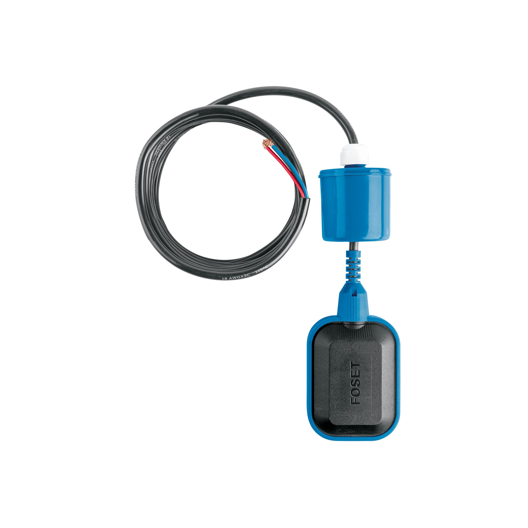 Flotador eléctrico con cable de 3 m, 10 A, Foset, FLE-3, 49347